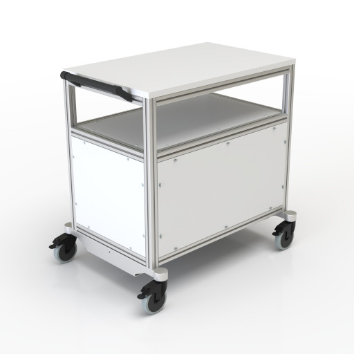 Heavy duty workshop trolley