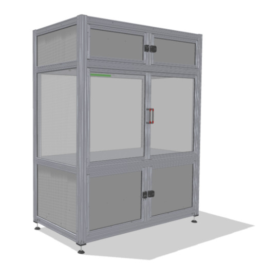 Basic MB machine cabin with 3 functional sections