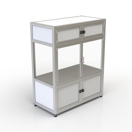 Basic MB machine cabin with 3 functional sections