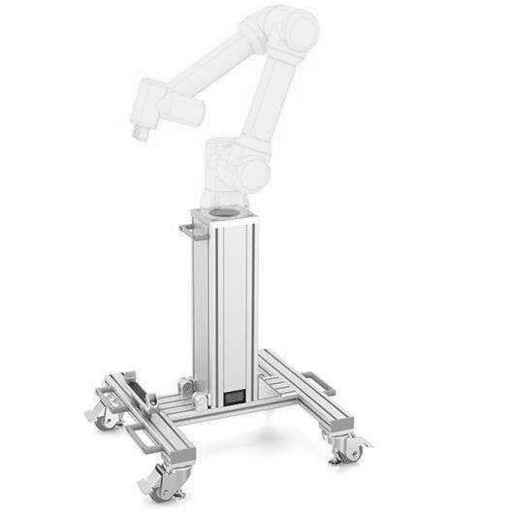 Mobile cobot column with folding function