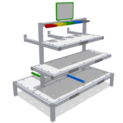Top Module – picking rack