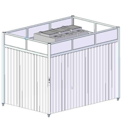 Spacious mobile cleanroom tent - EX-01731