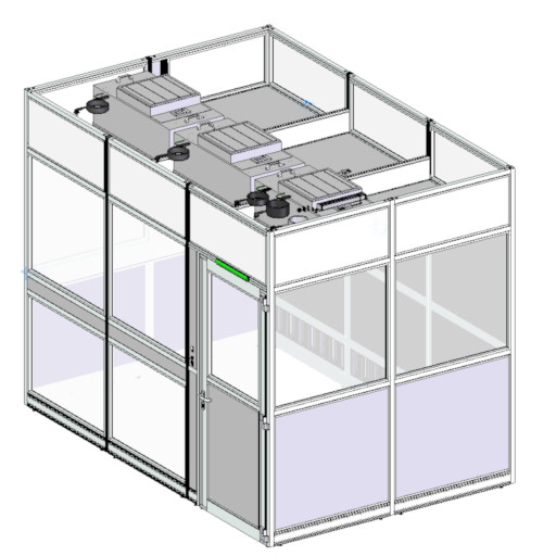 Compact walk-in cleanroom - EX-01732