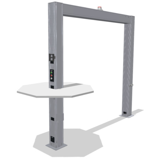 Installation column with local bridging