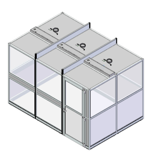 Compact industrial office with one room -– EX-01736