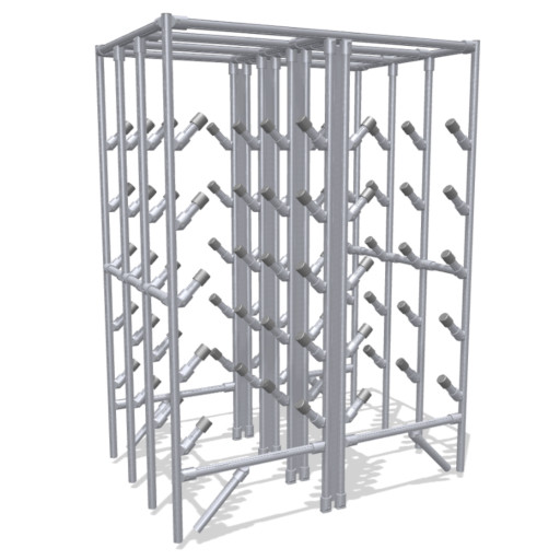 Top module – cantilever rack with high packing density