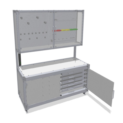 Organisationsschrank für Prüf- und Messmittel