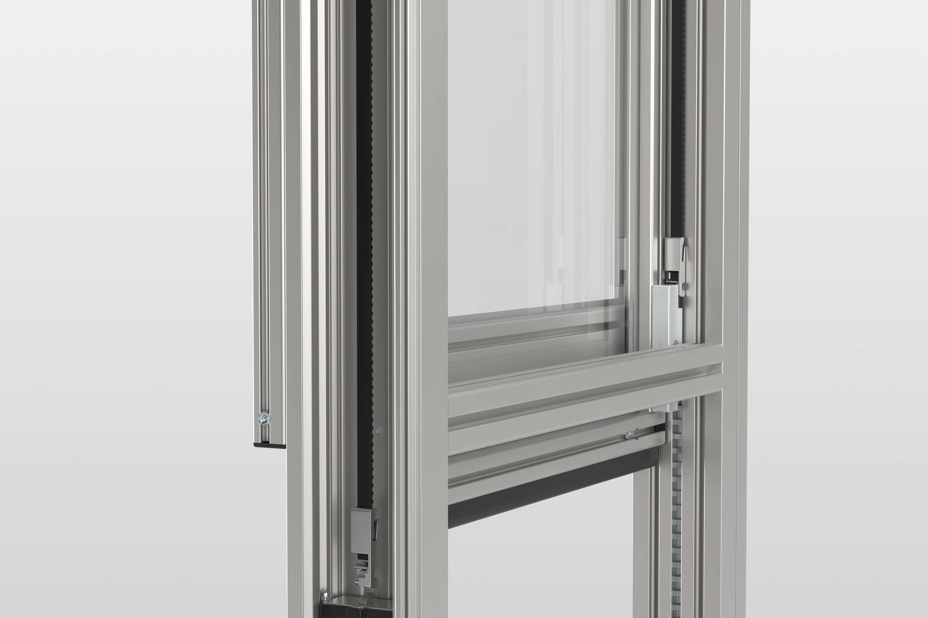 Lifting Door 8 Compact, Guide Profile 80x60, natural