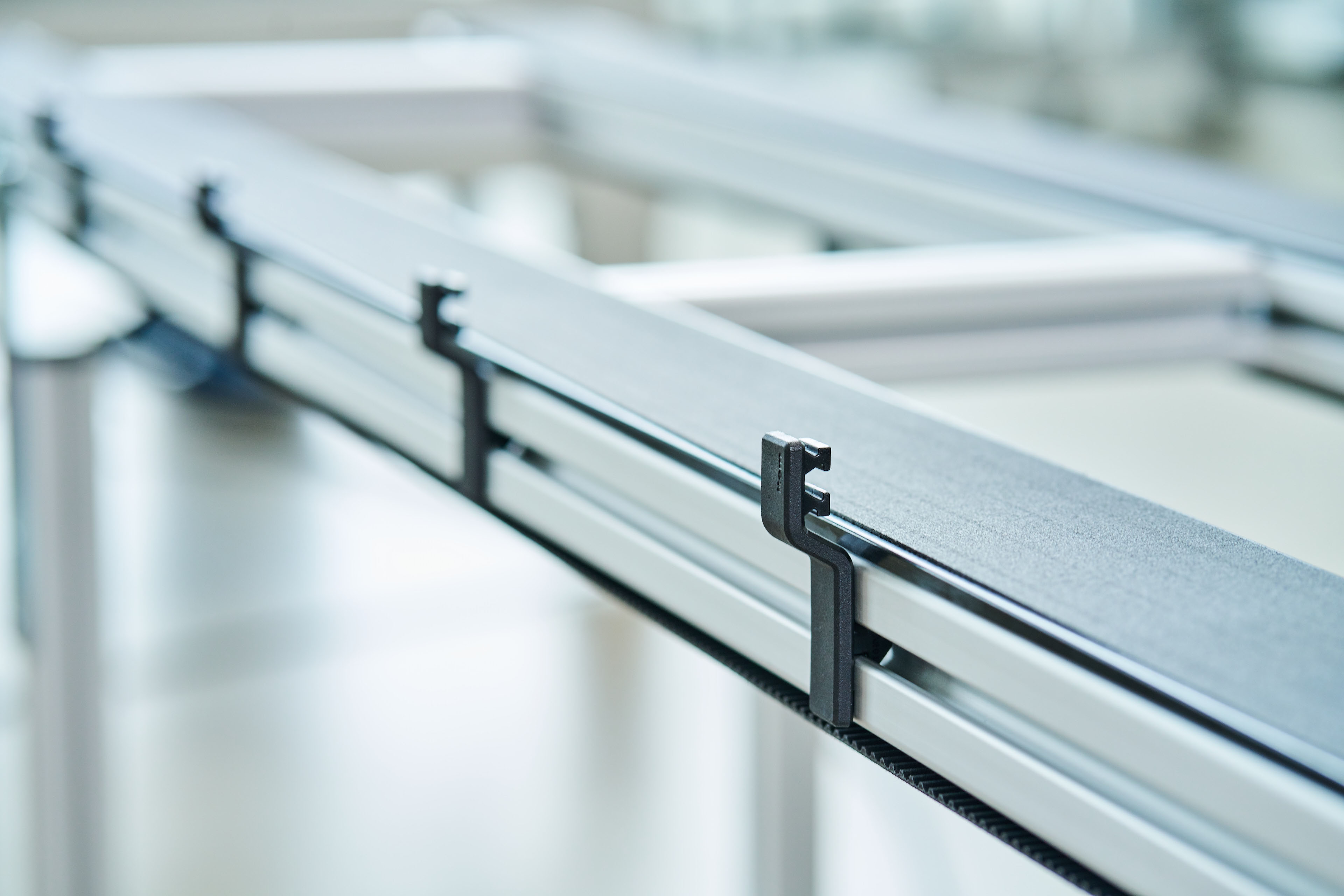 Railing Holder 8 K, black similar to RAL 9005