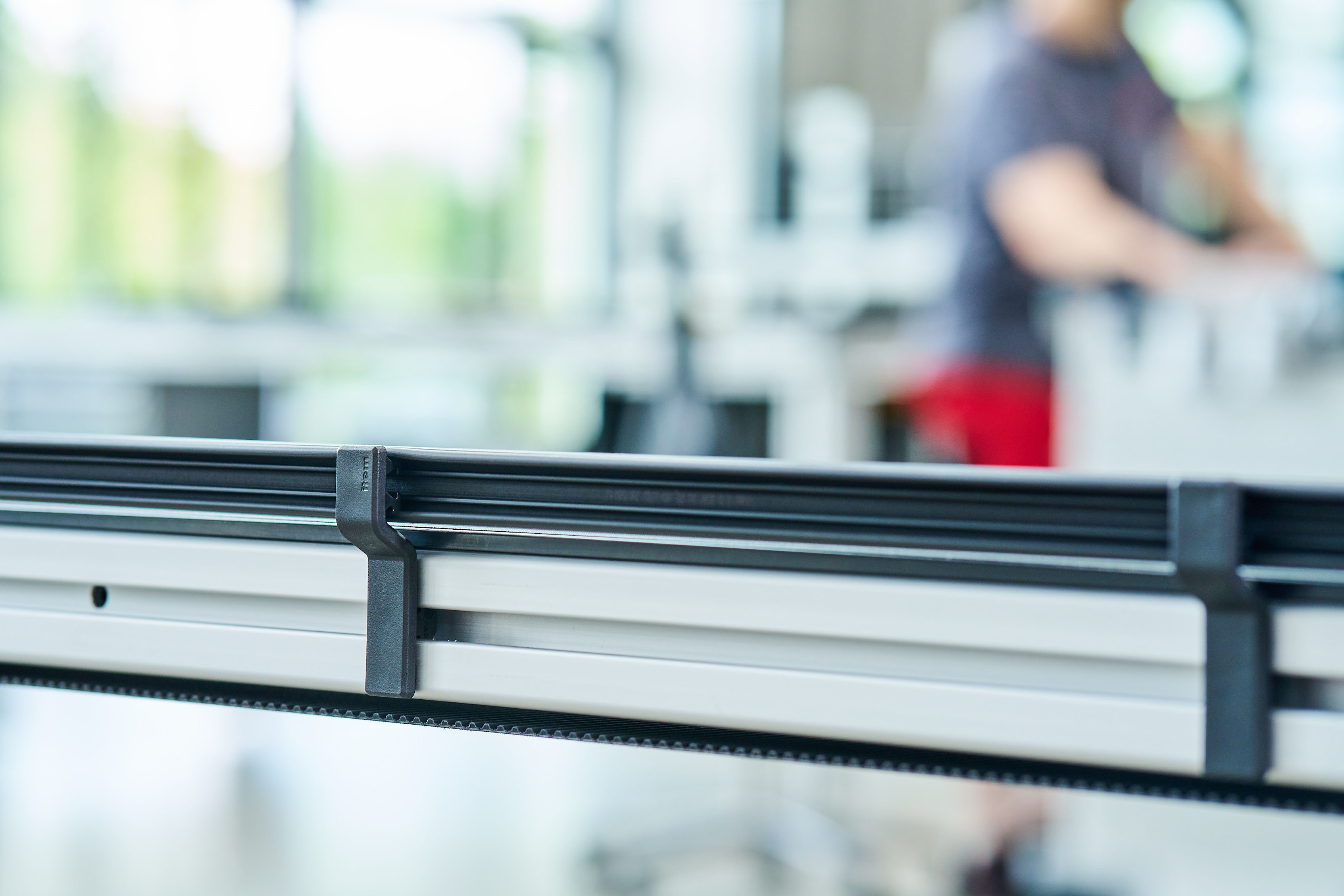 Railing Holder 8 K, black similar to RAL 9005