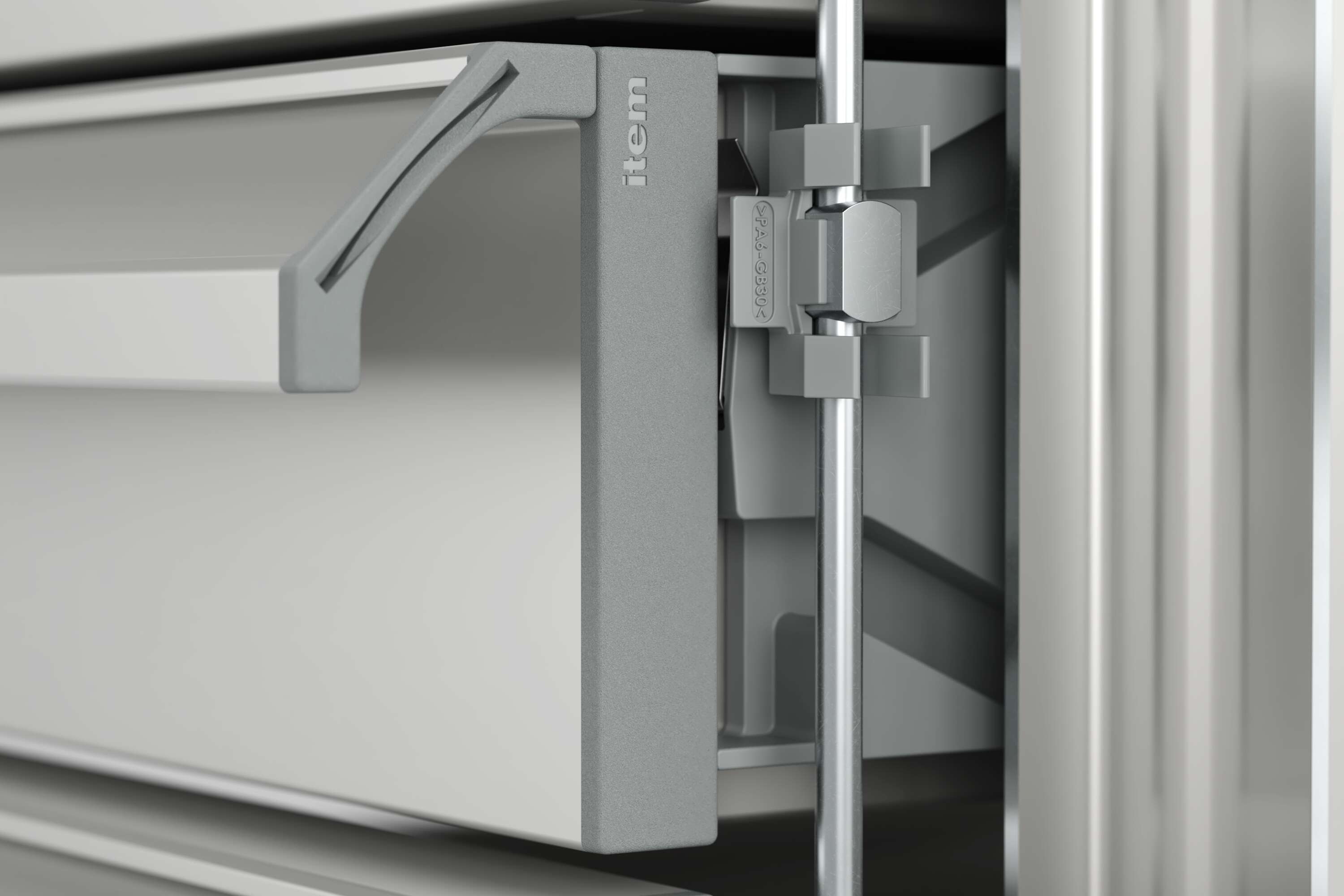Telescopic Rail Interlock Guide Bar D4, stainless – item