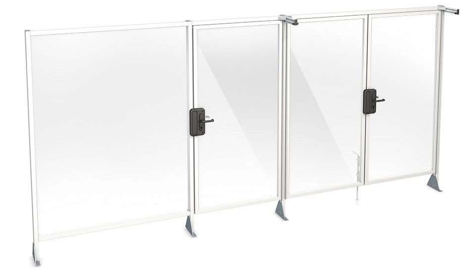 Portes simples et doubles pour les clôtures de protection - EX-01183