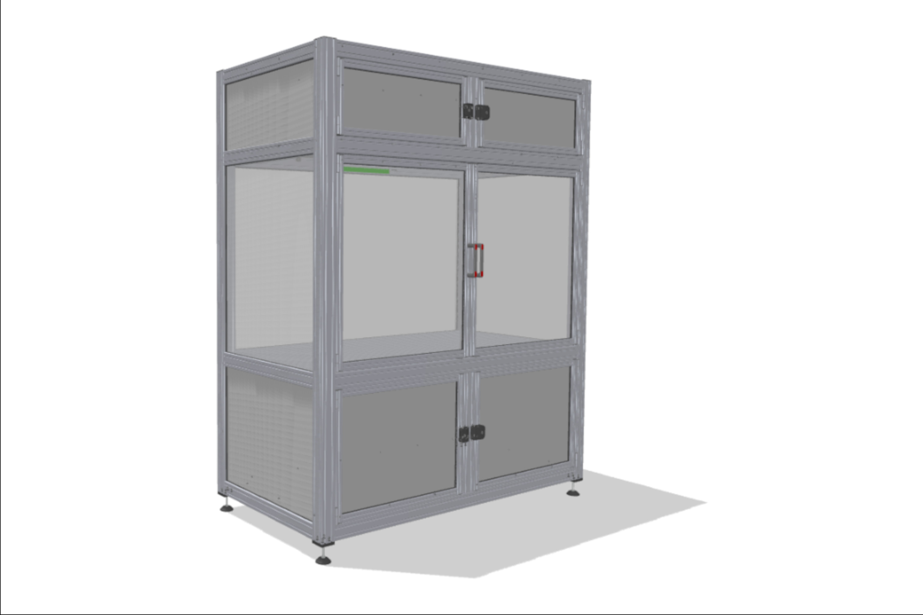 Basic MB machine cabin with 3 functional sections