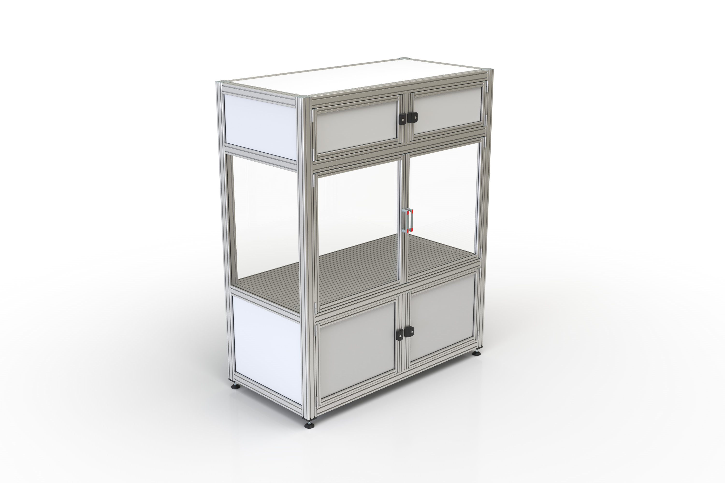 Basic MB machine cabin with 3 functional sections