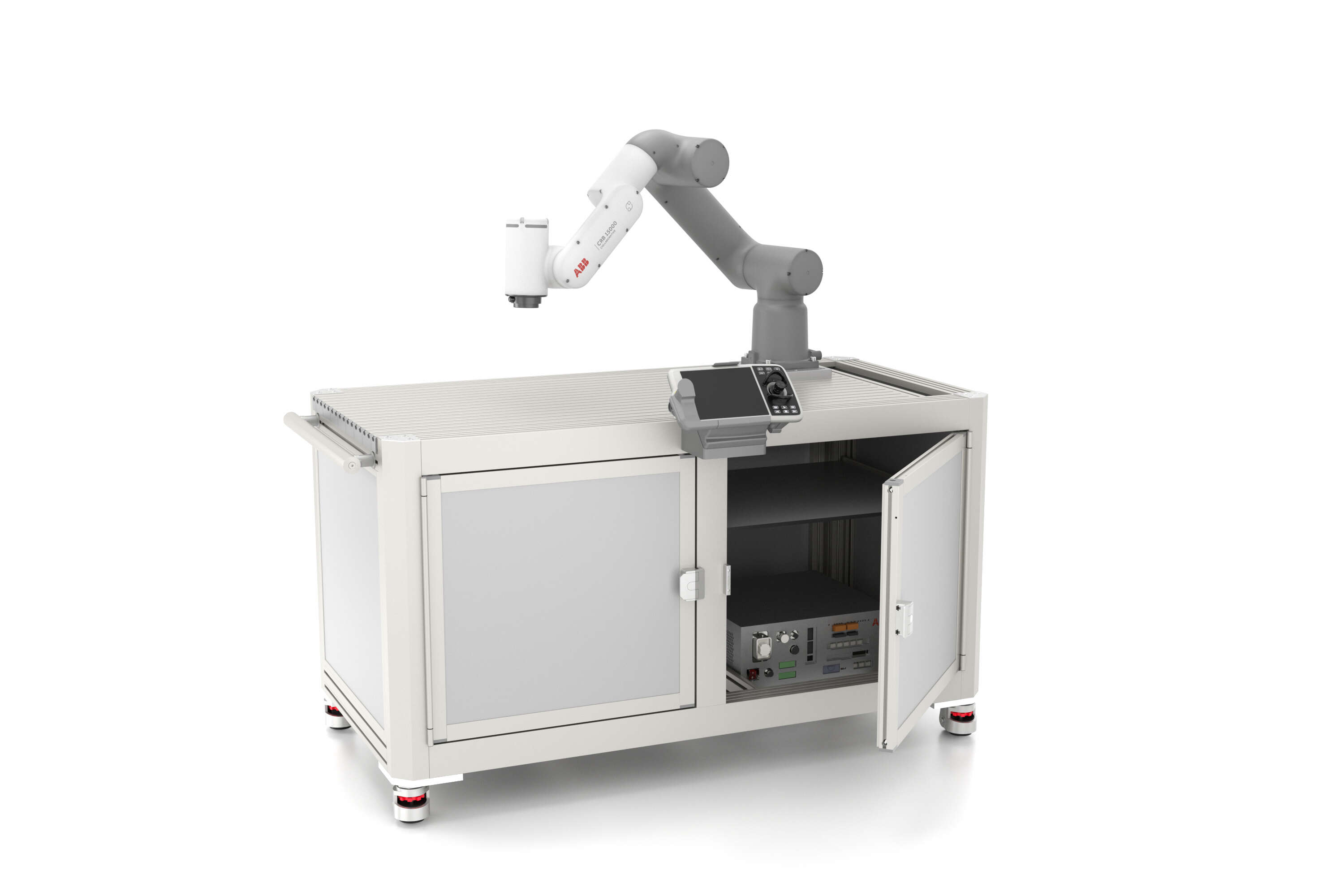 Variable robot workstation for fast application changeover - EX-01581