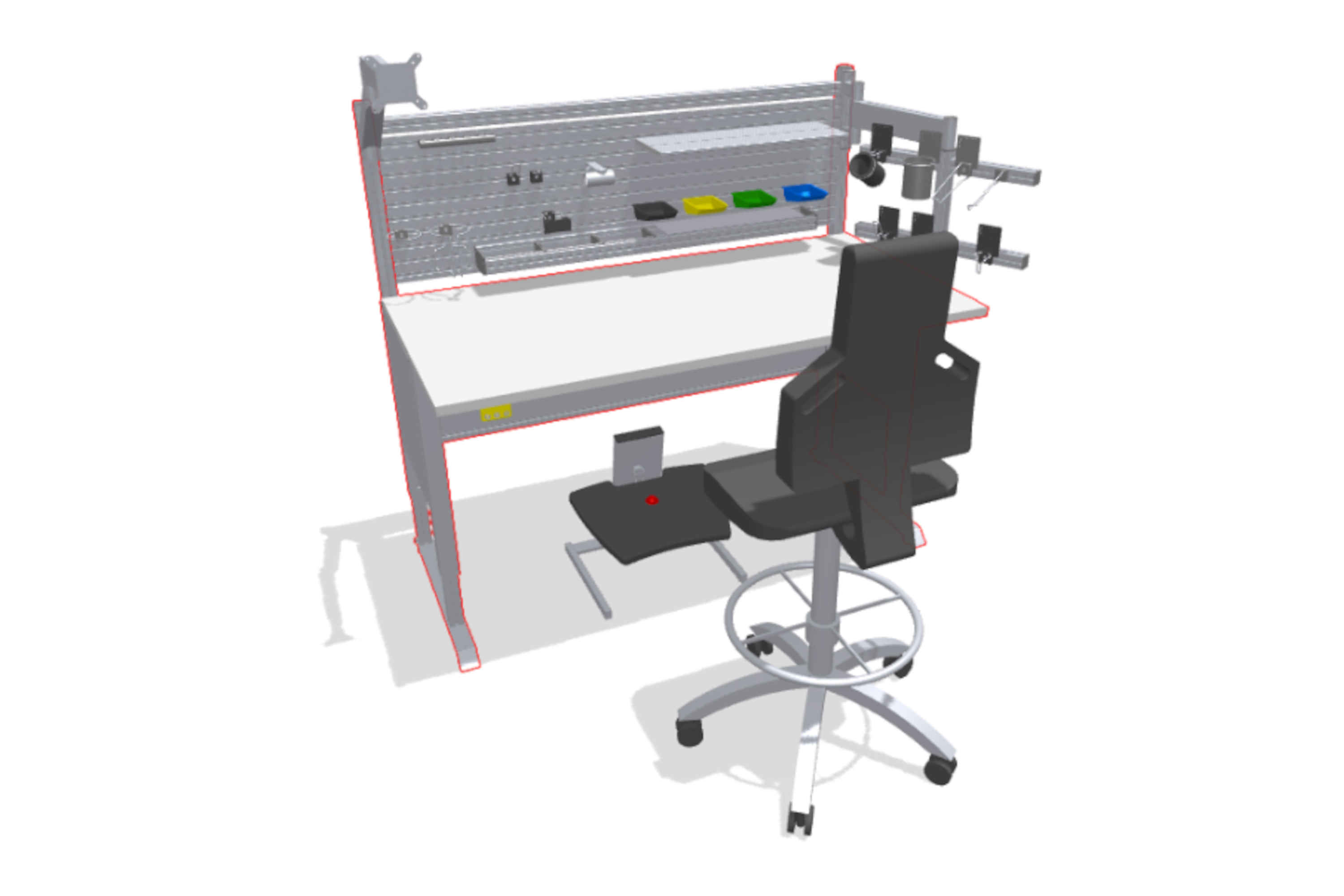 Table 2F with toolpanel® system