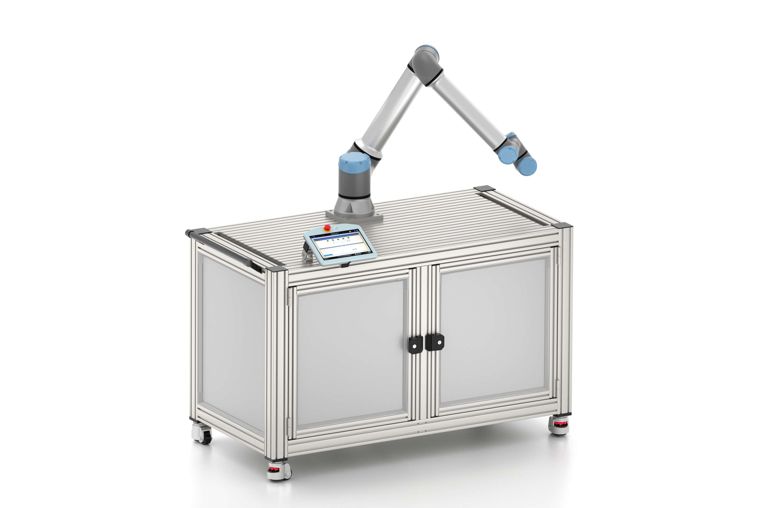 Mobile cobot workstation for Universal Robots