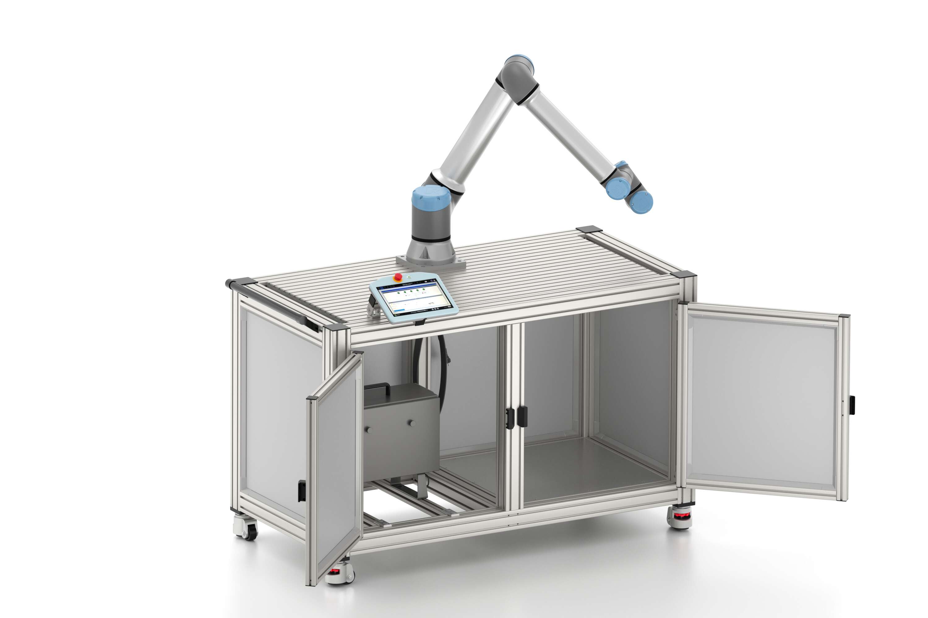 Mobile cobot workstation for Universal Robots
