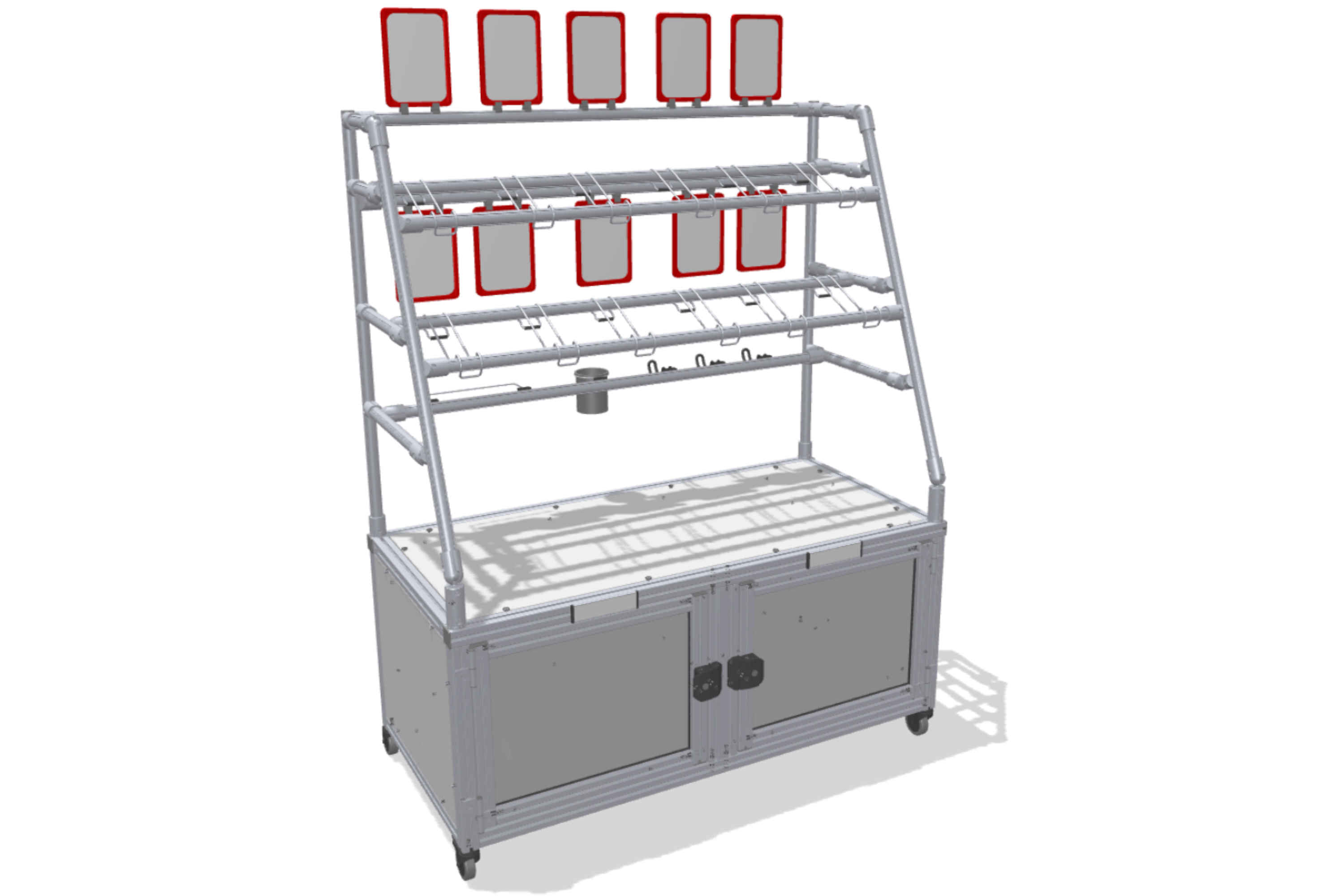 Mobile distribution and service kiosk
