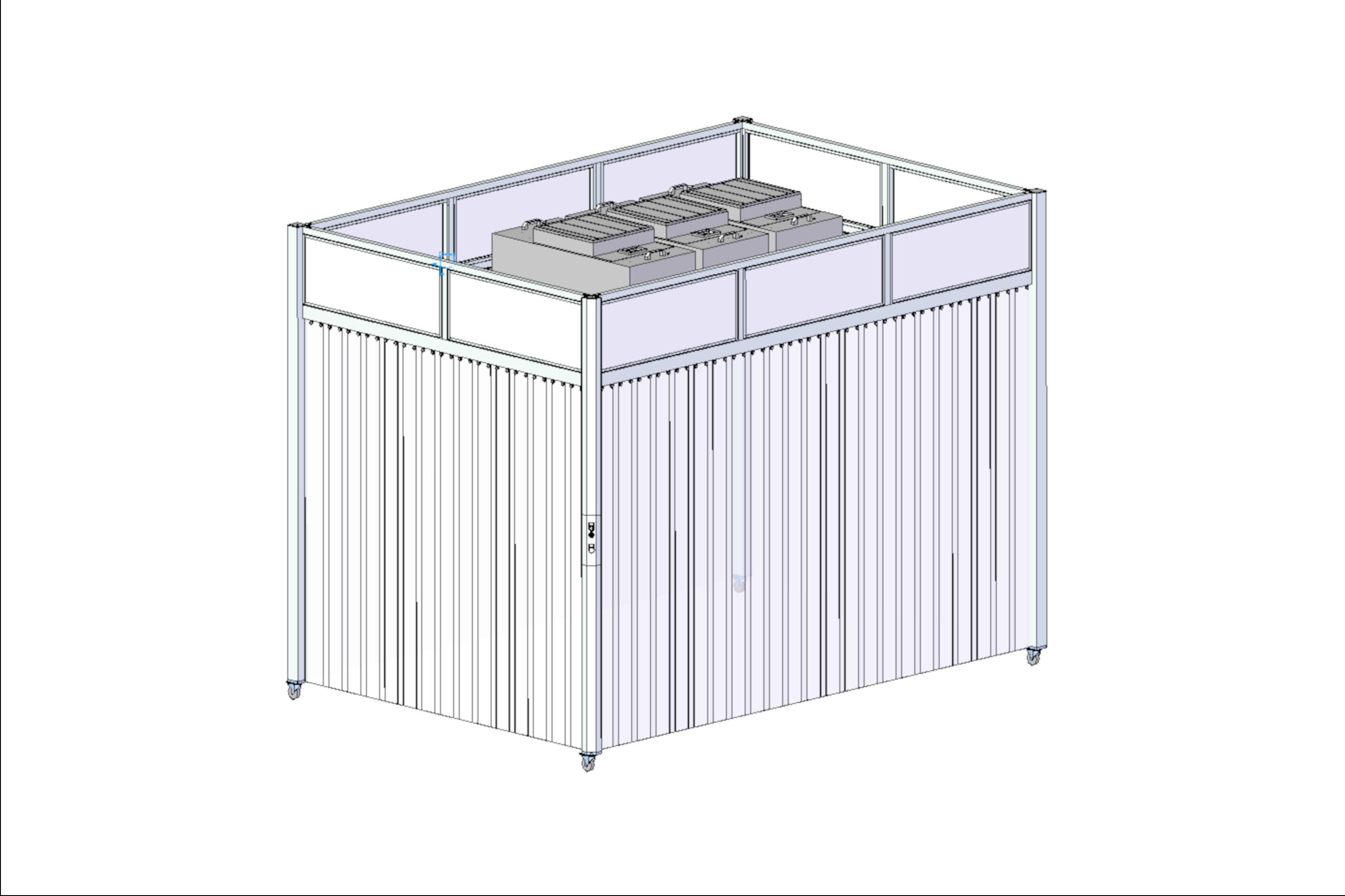 Spacious mobile cleanroom tent - EX-01731