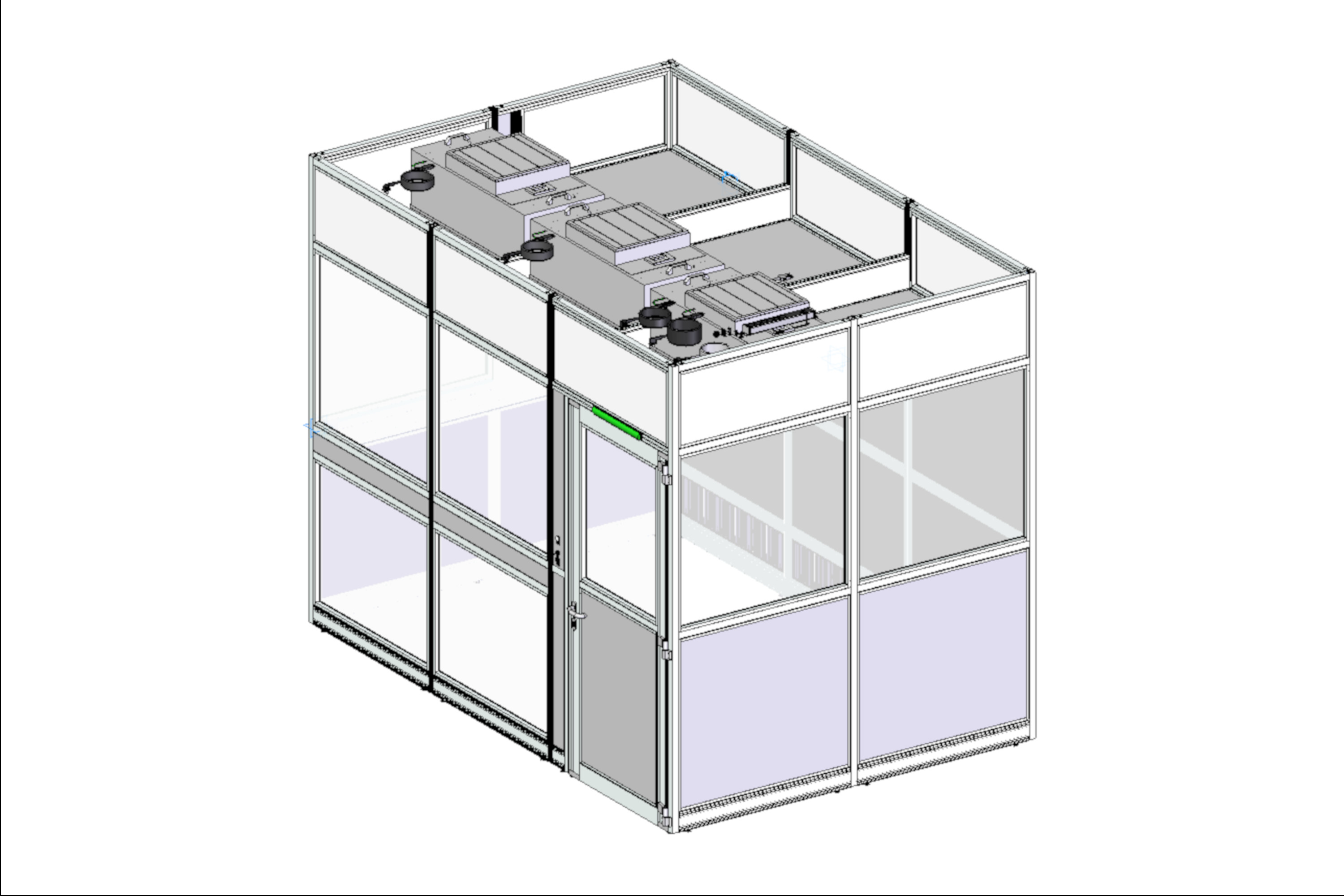 Compact walk-in cleanroom - EX-01732