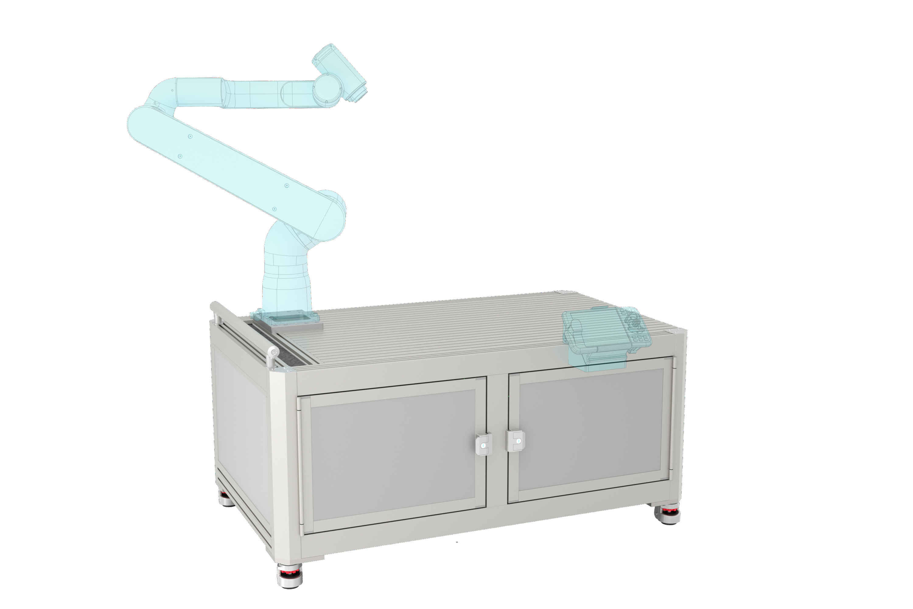 Mobile robot workstation for large cobots – EX-01719