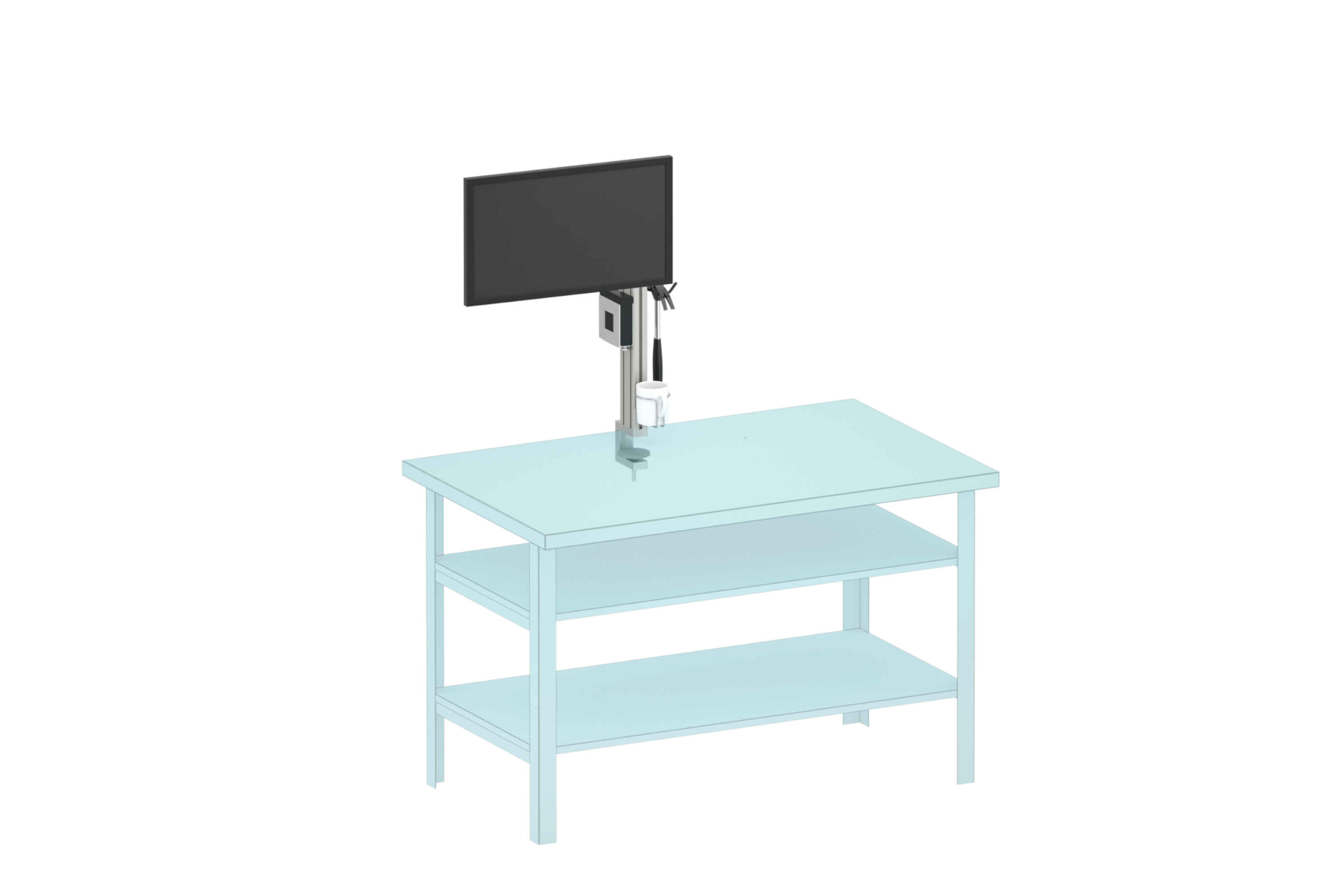 Retrofit: Single profile for expanding work benches