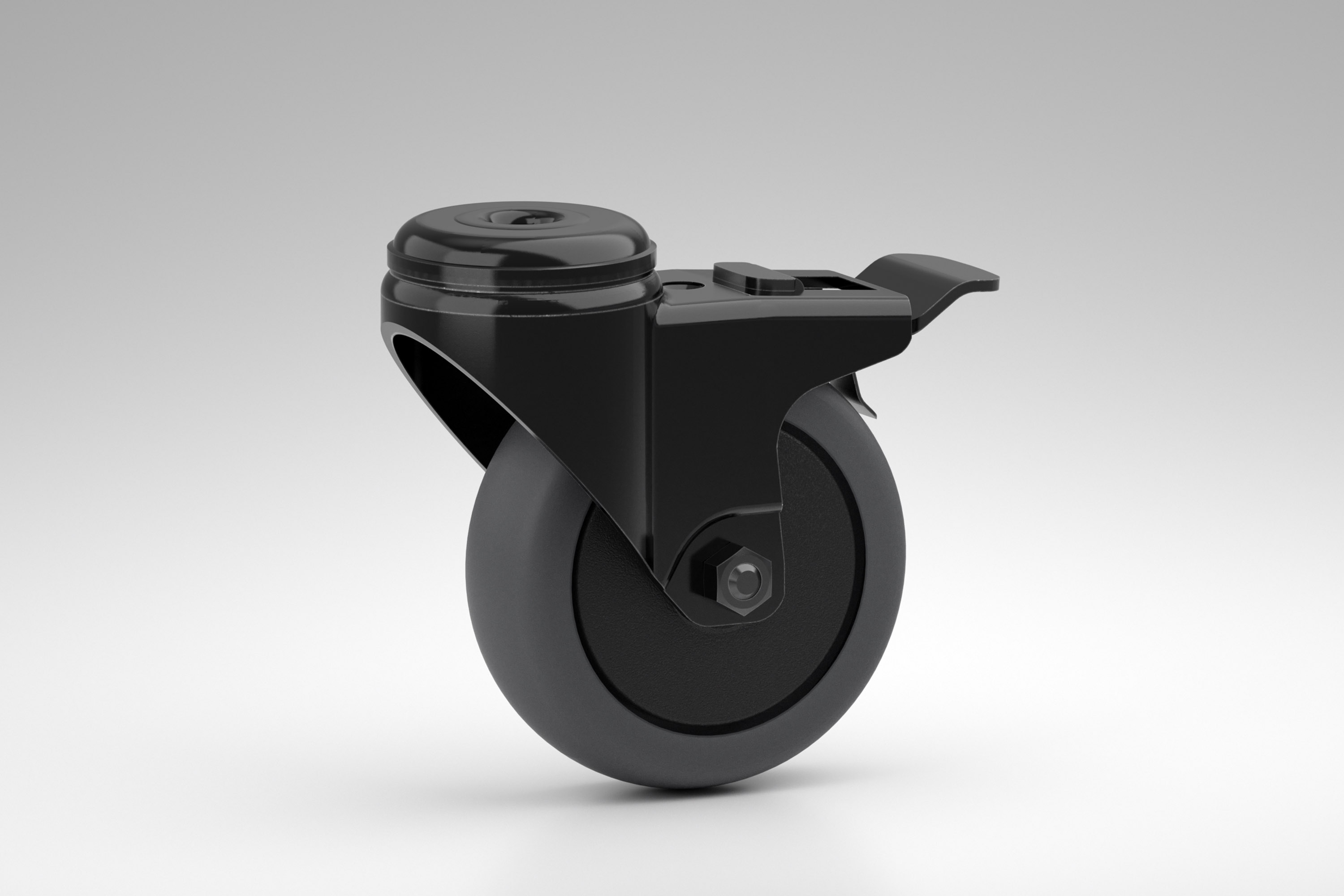 Roulette pivotante