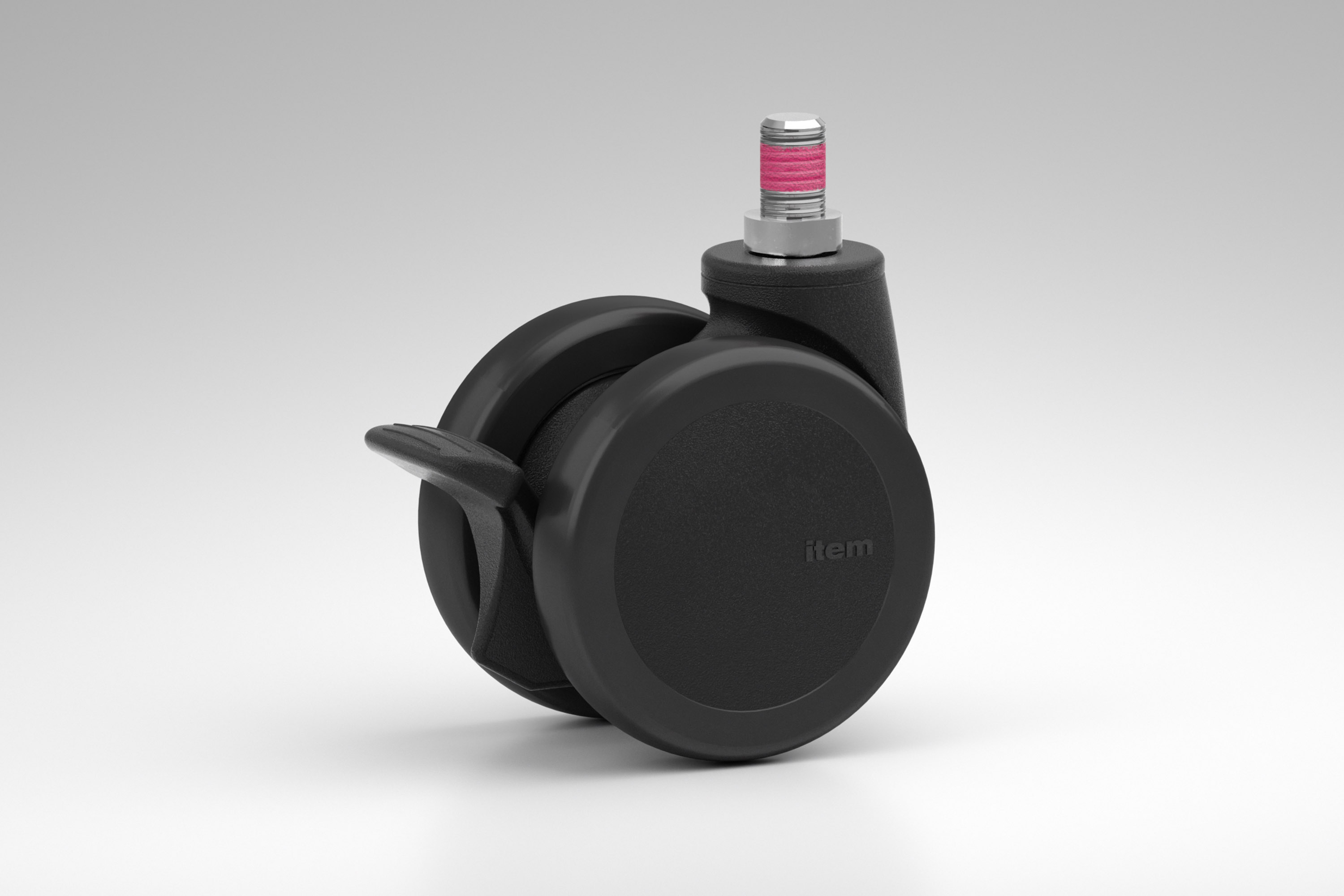 Swivel castor (double)