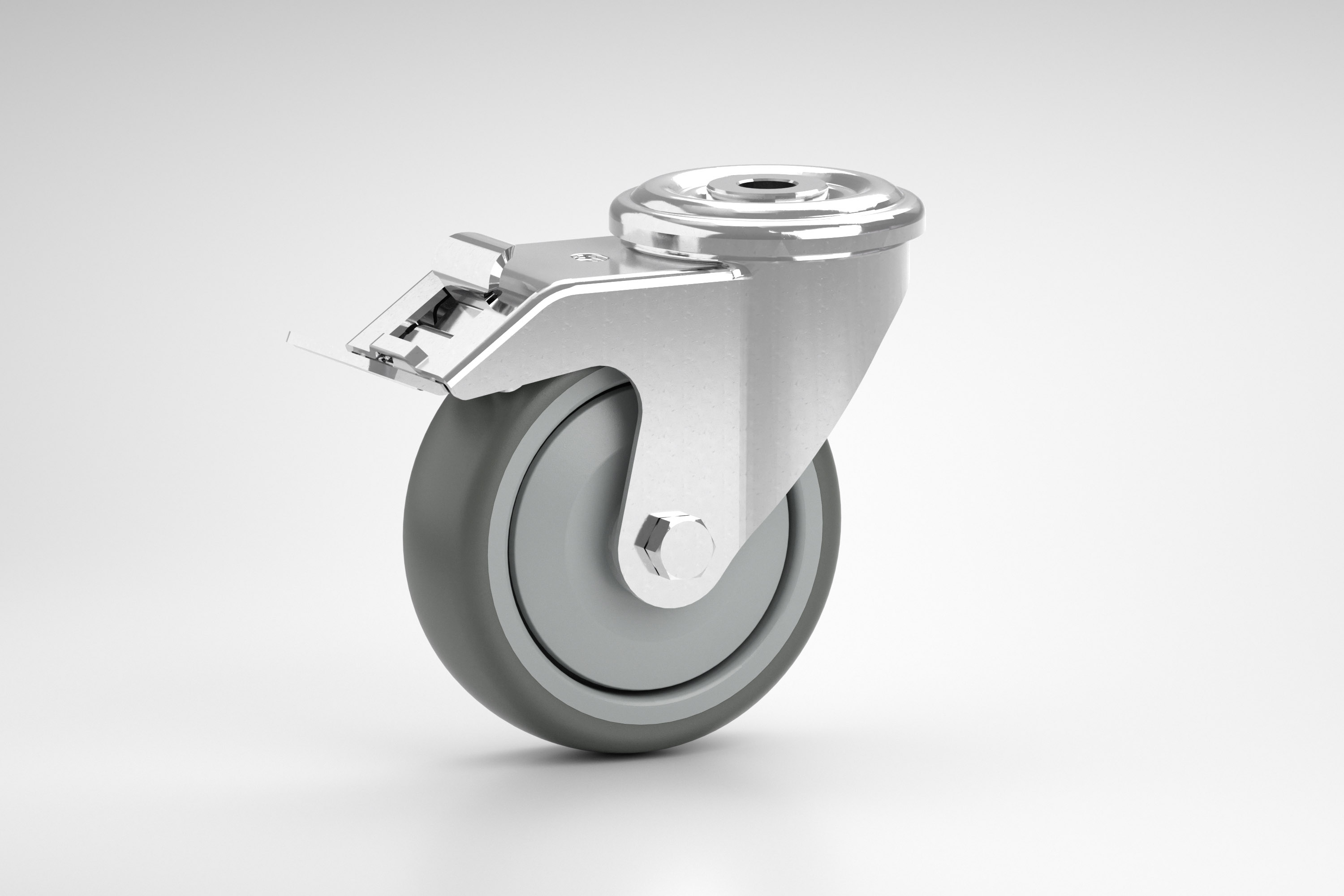 Roulette pivotante