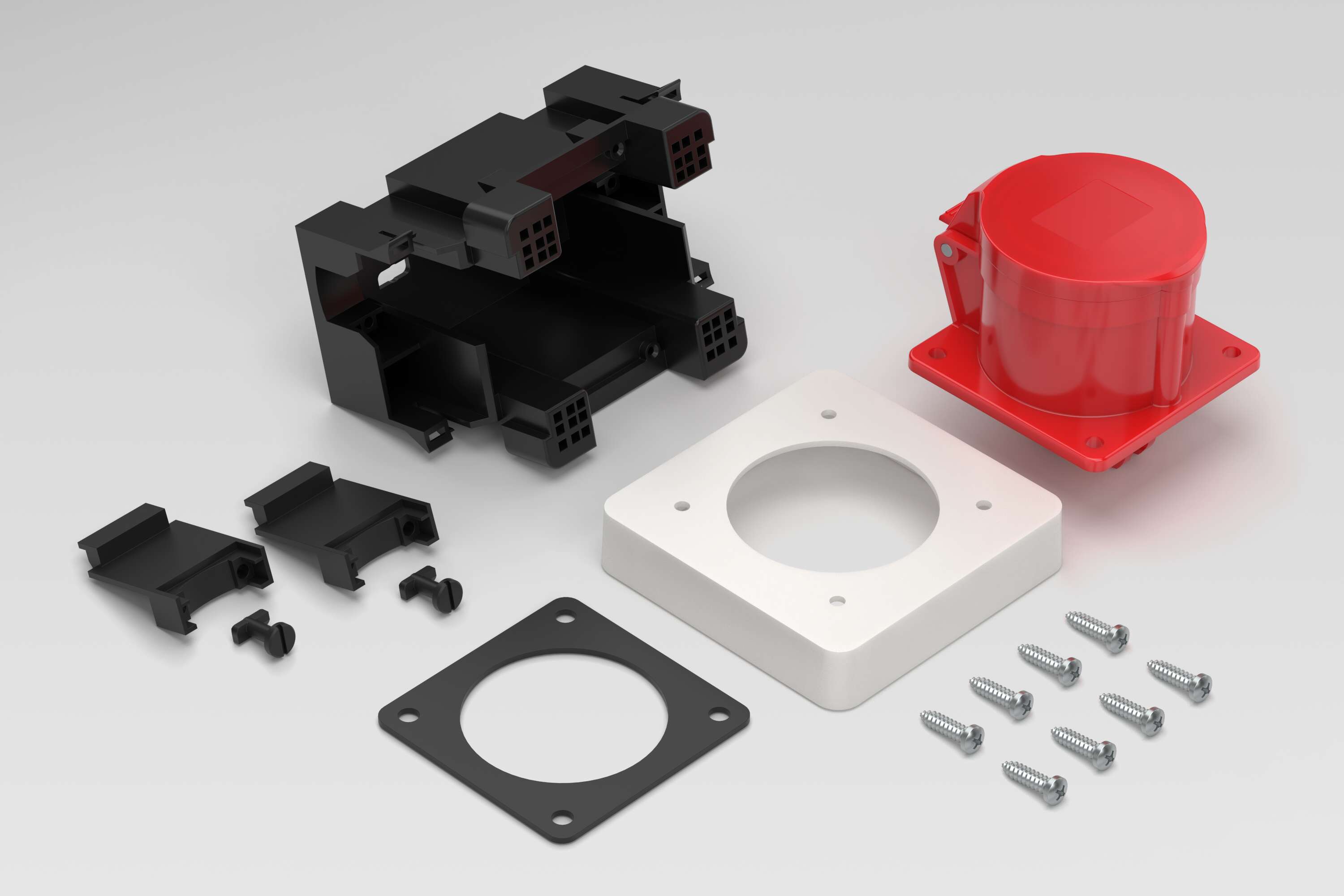 CEE Socket K76 16A/400V