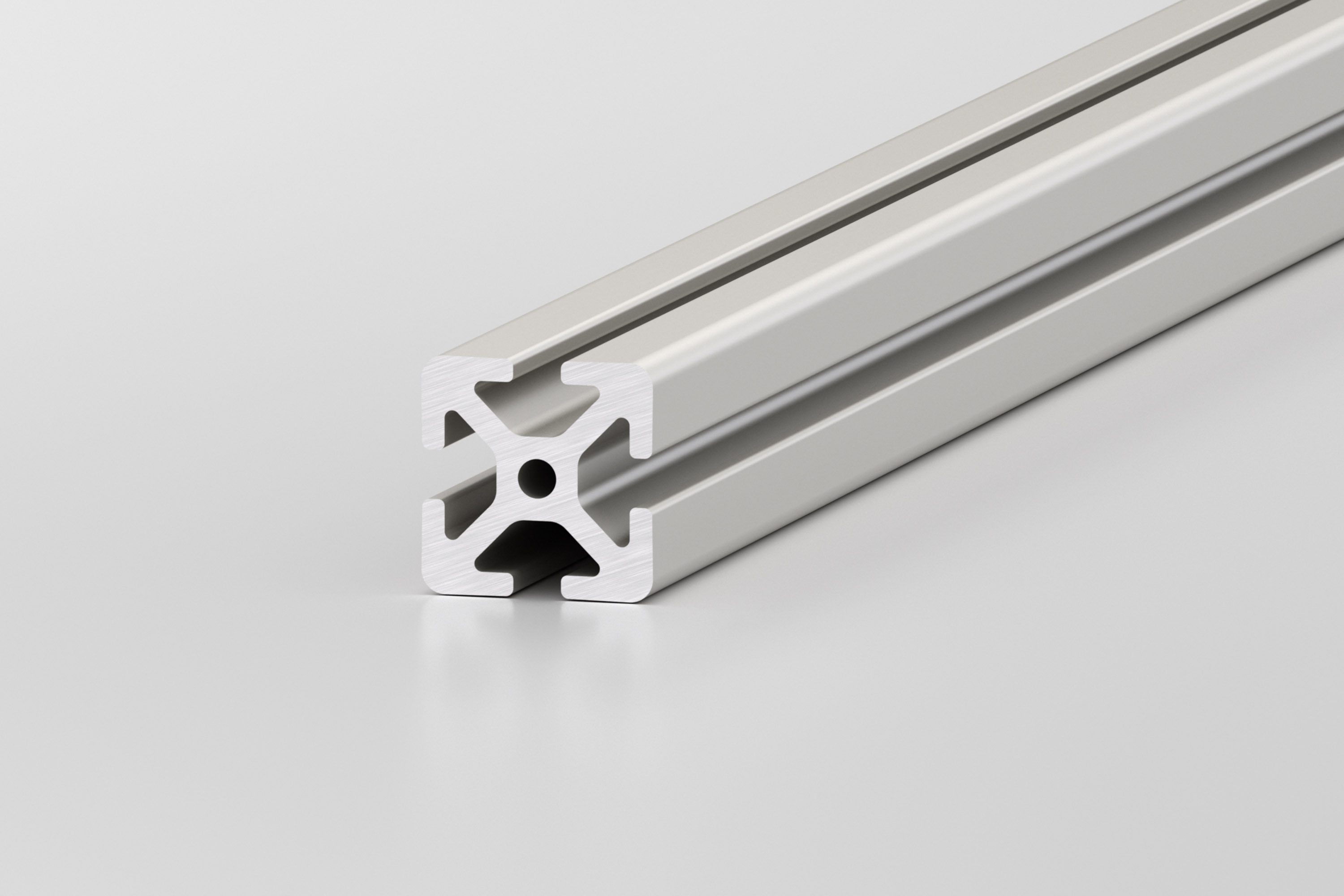 Profilé aluminium 6 30x30 1N léger naturel : Devis sur Techni-Contact - Profilé  aluminium