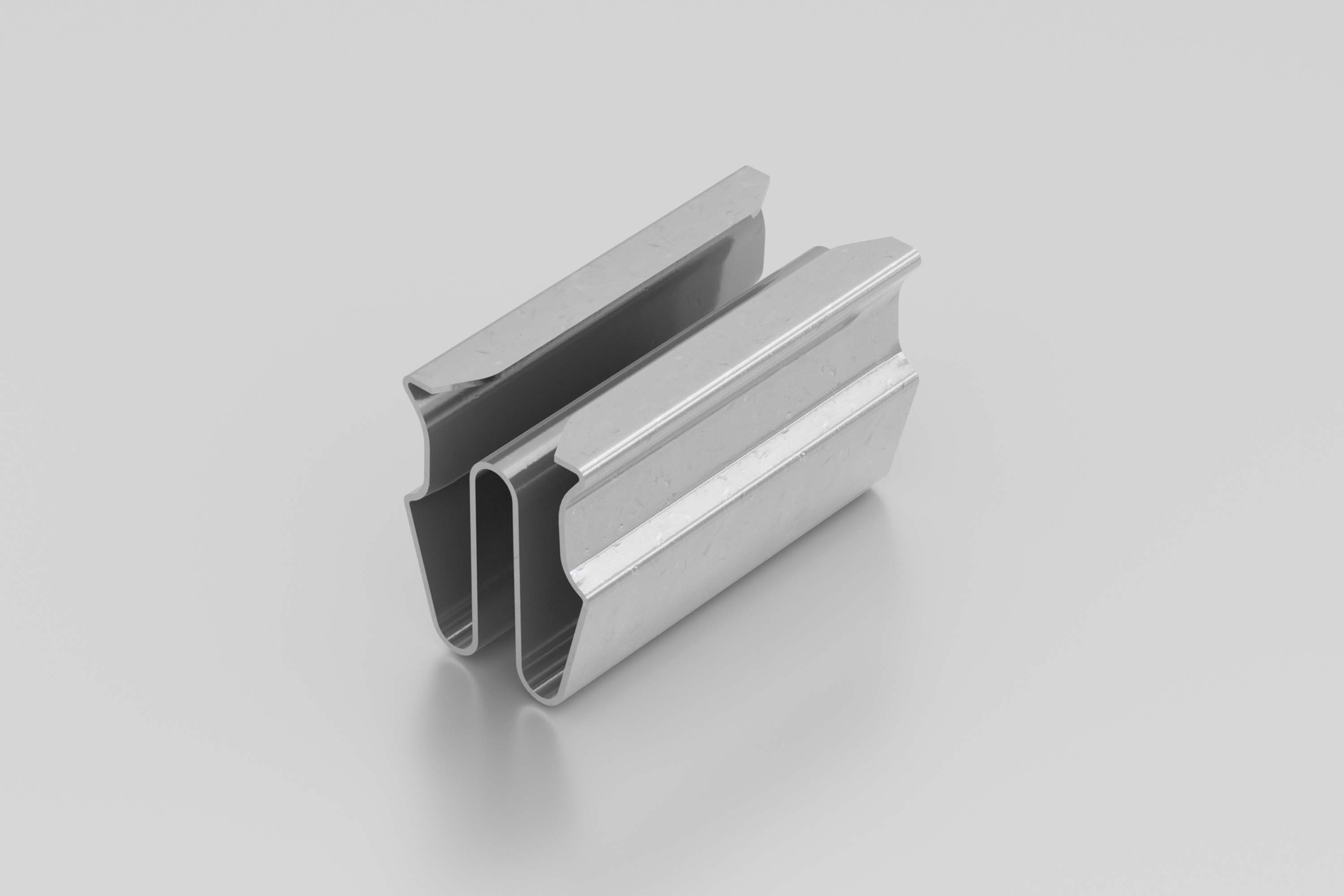 Clip 8 St, bright zinc-plated