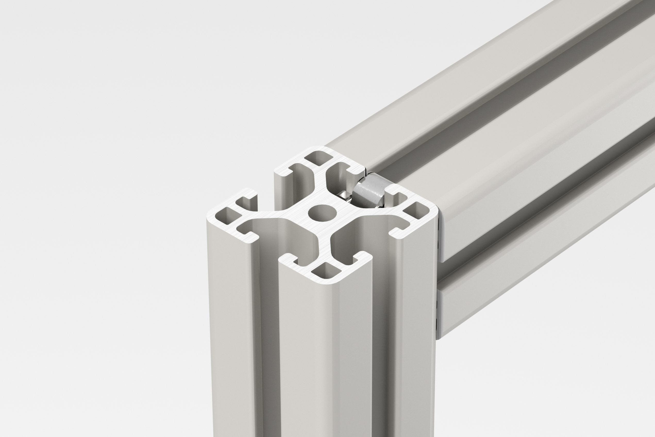 Perfil estructural de aluminio Familia 6 de 30x30 L - Colsein Online