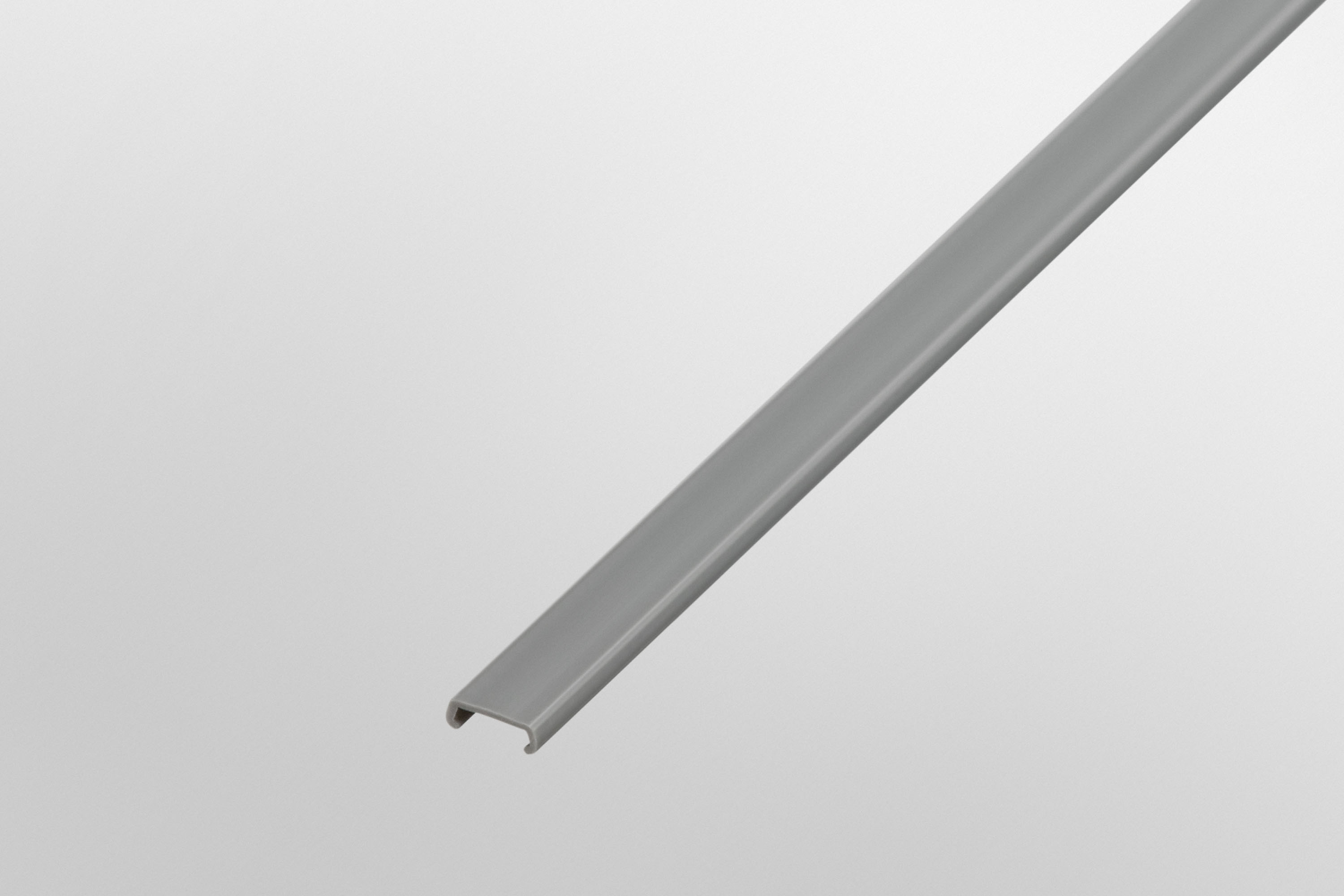 Cover Profile, Profile Tube D30, grey similar to RAL 7042