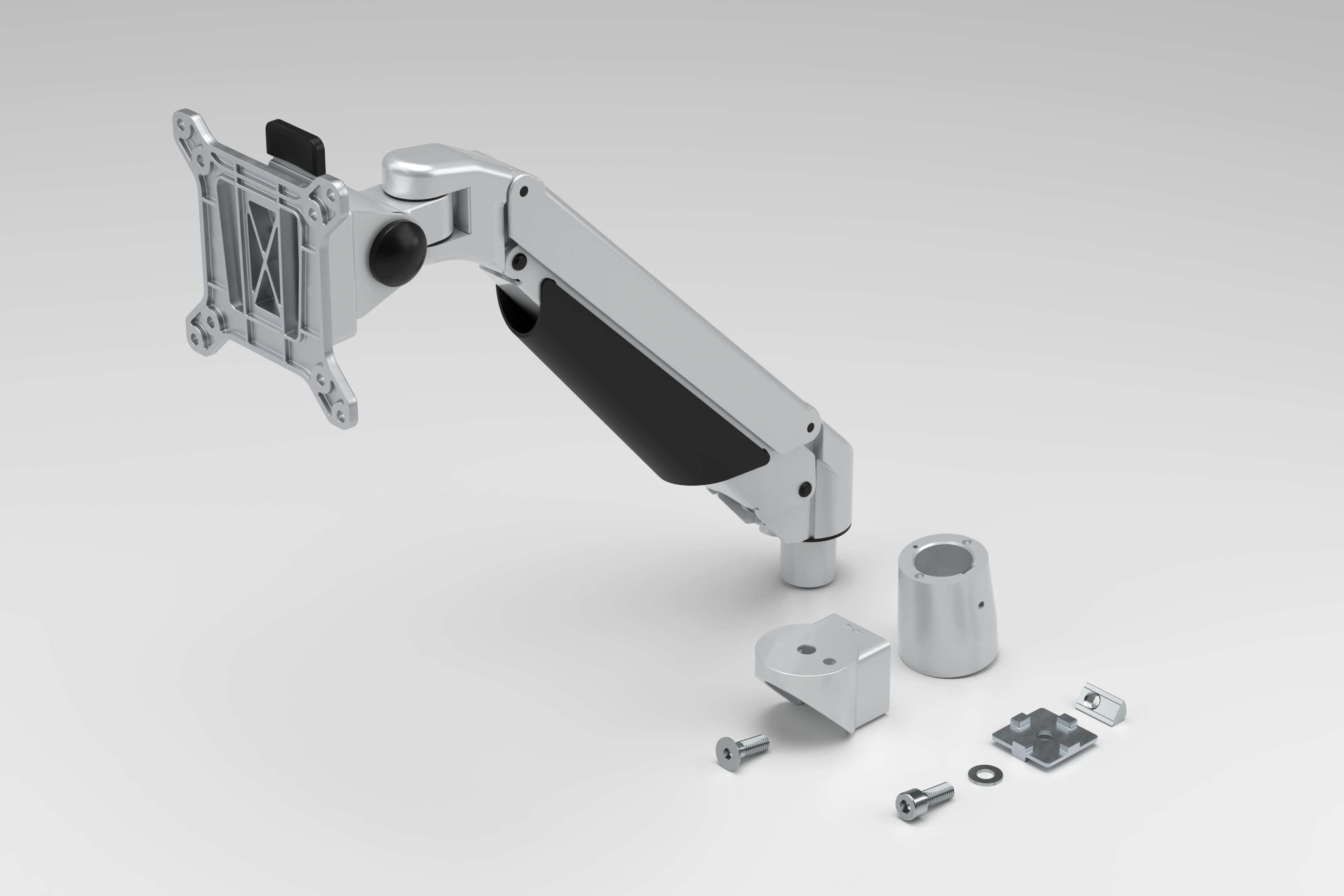 Wysięgniki do monitora, z regulacją wysokości
