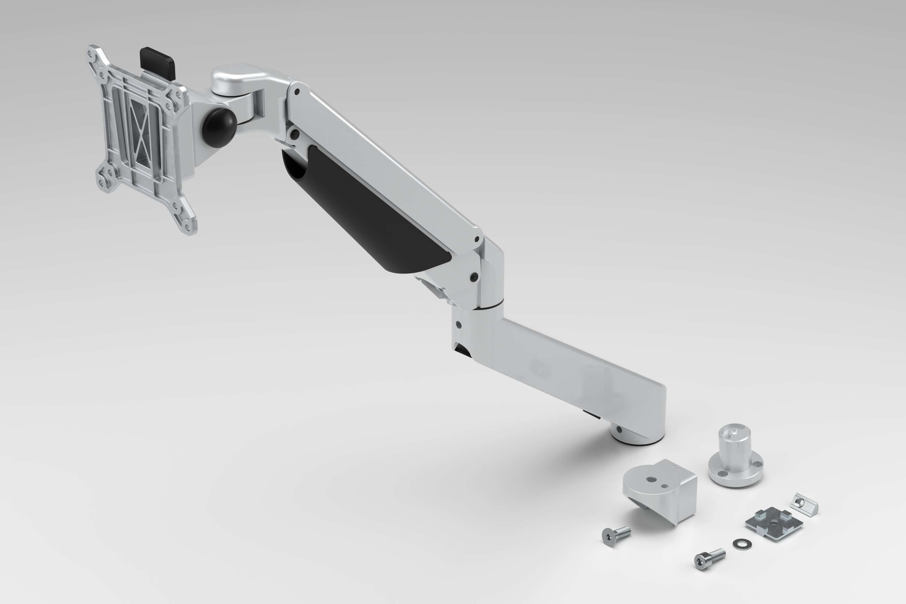 Wysięgniki do monitora, z regulacją wysokości