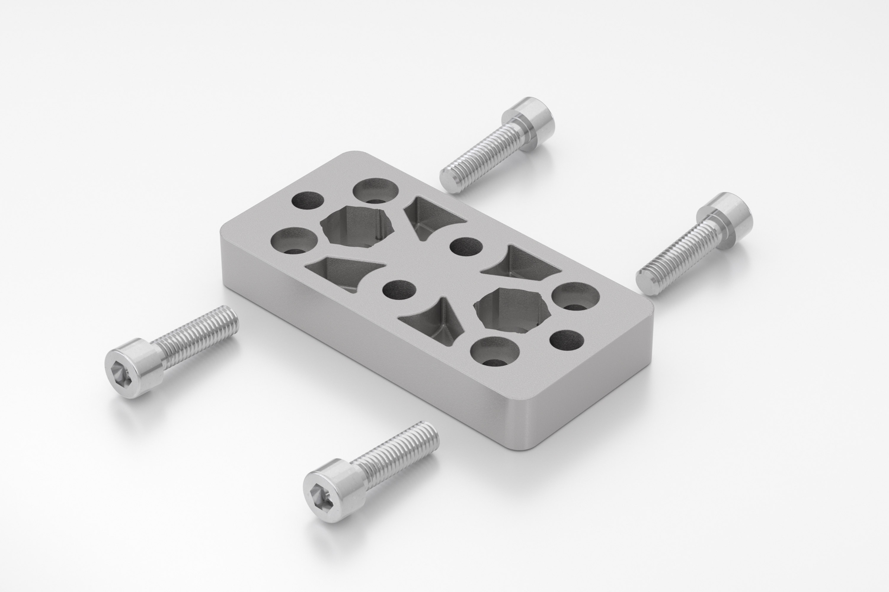 Telescope Connecting Plate 8 80x40
