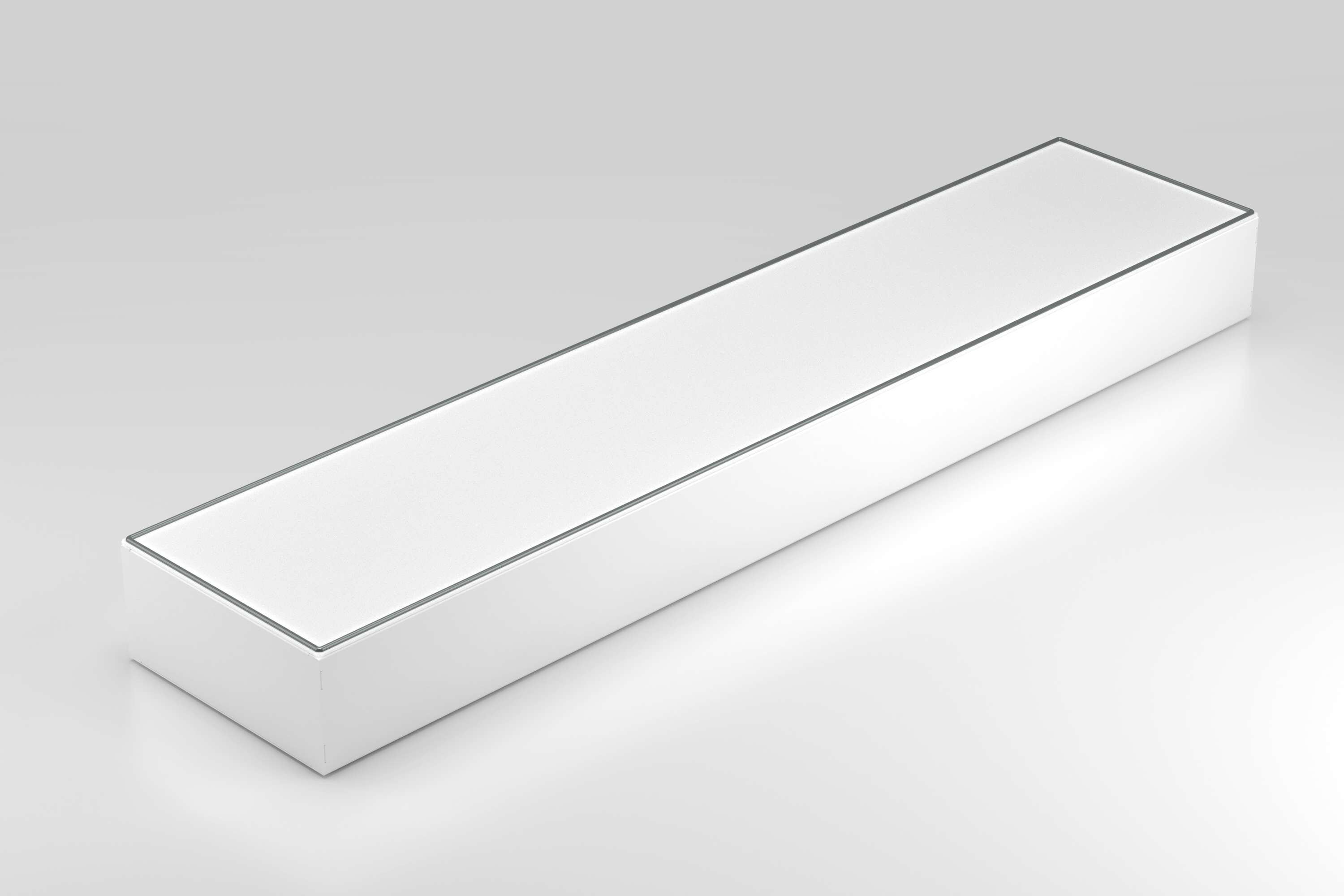 Drop-In Light Fitting LED 1200x300, white similar to RAL 9016