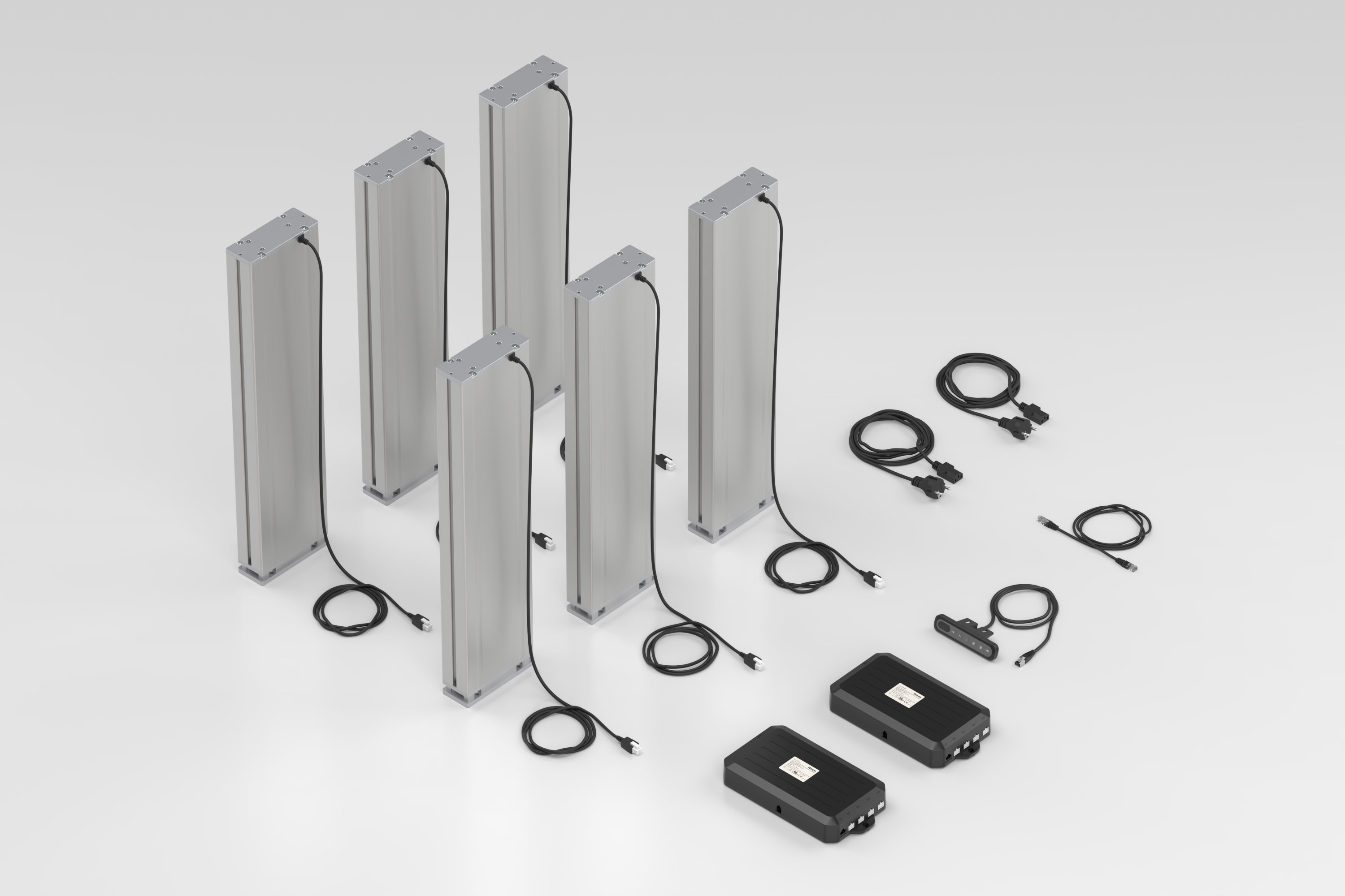 Table Column Set 6 E 230V