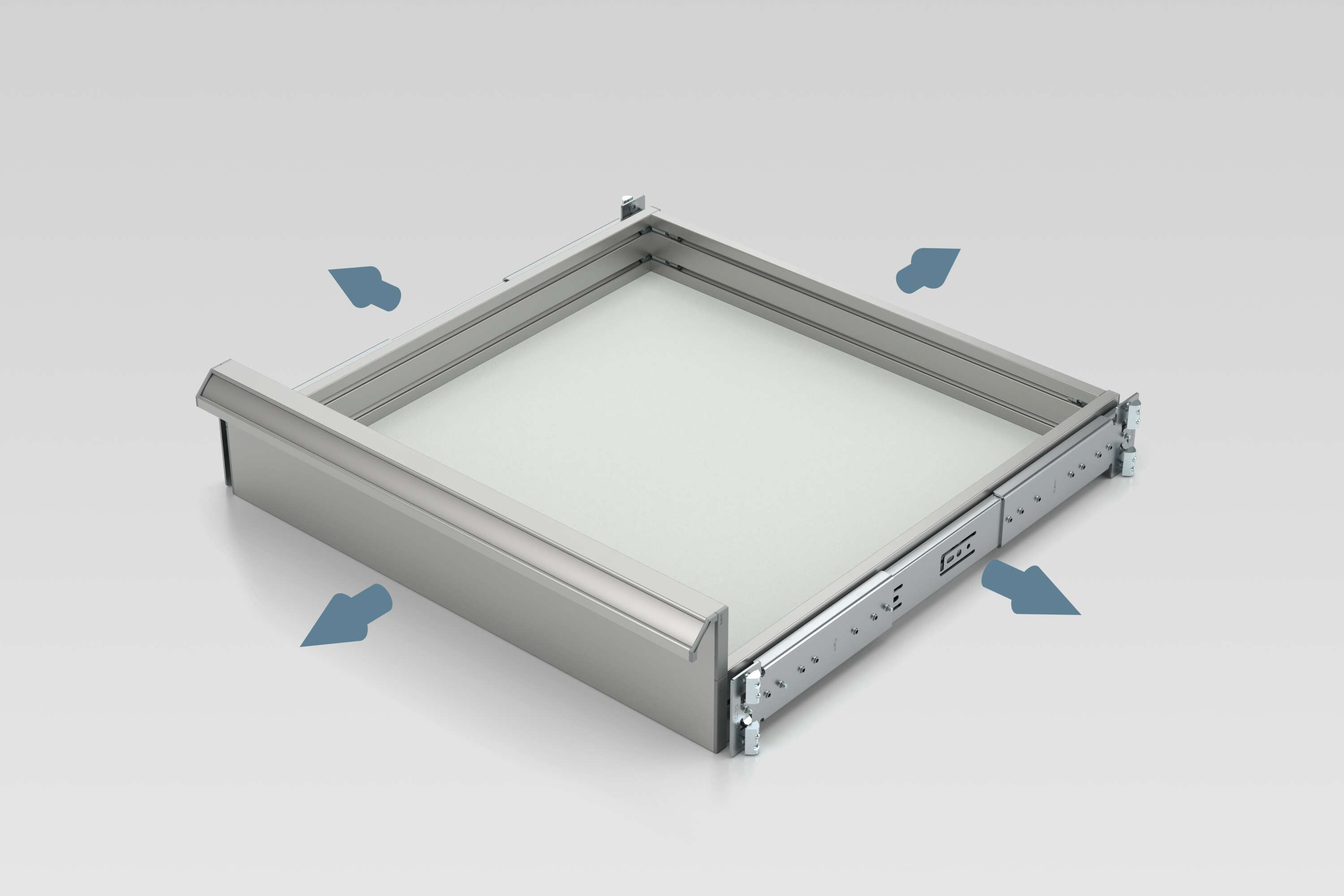 Full-extension drawer