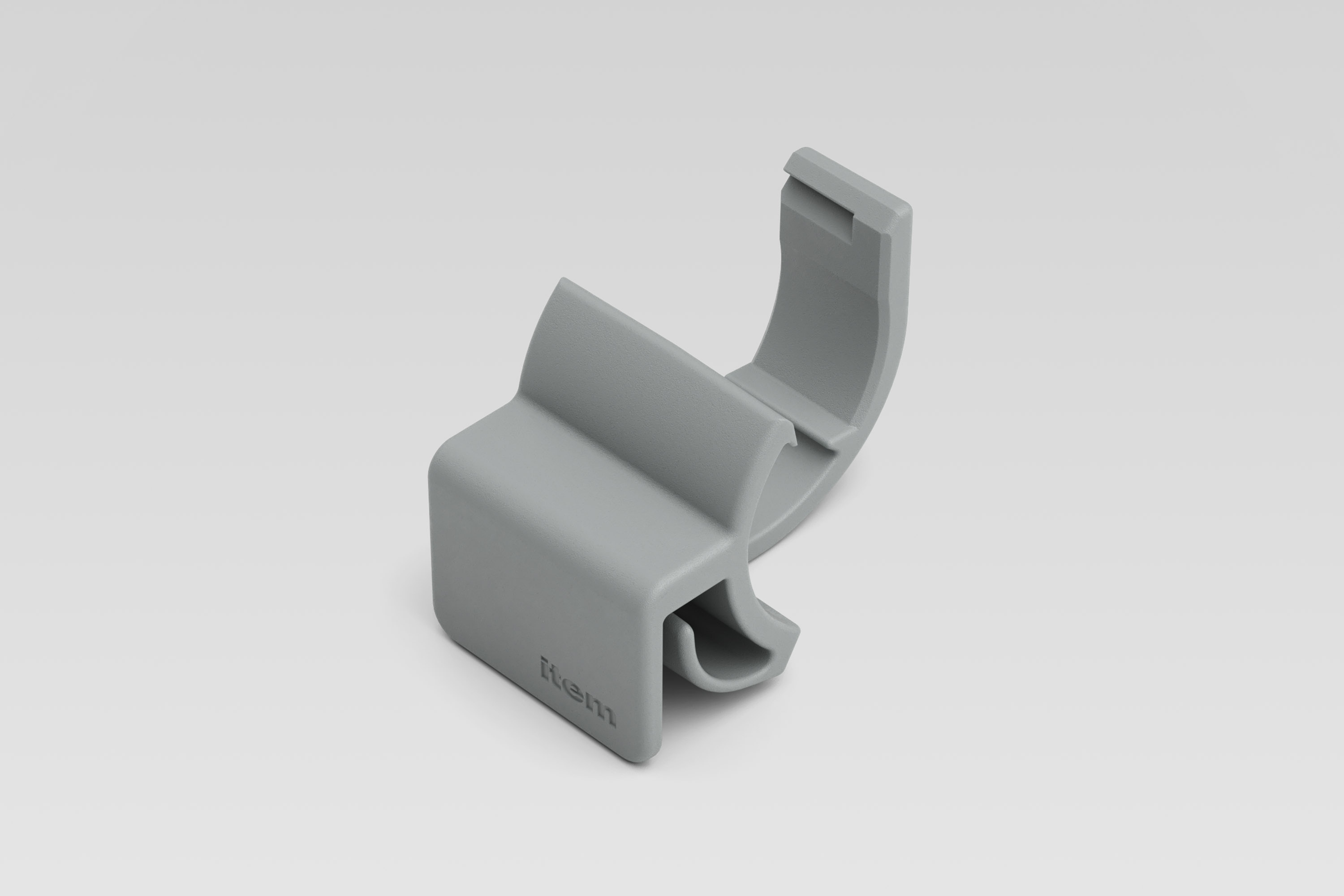 Supporto per elementi piani D30 2-5 mm, grigio simile a RAL 7042