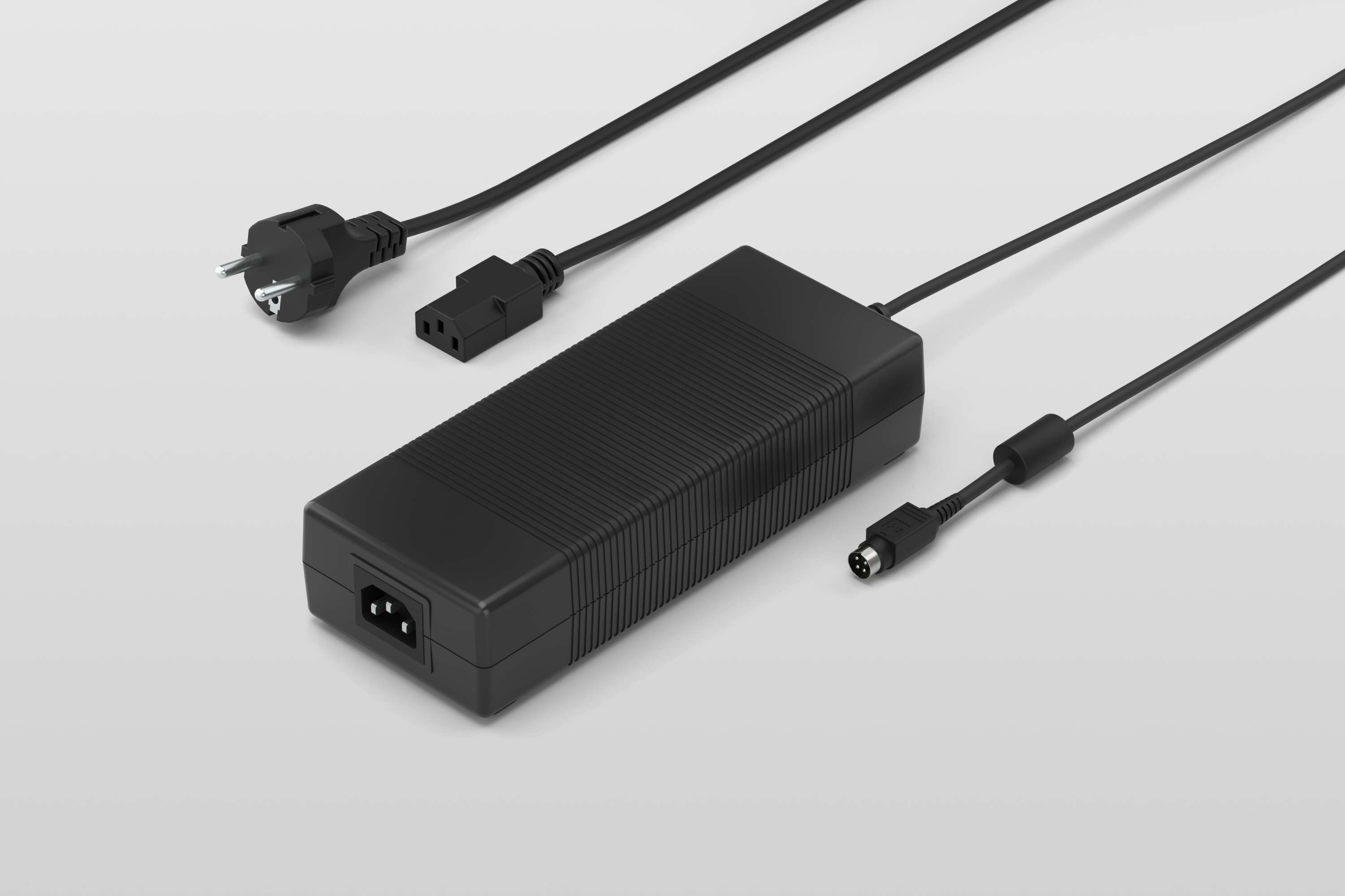Alimentatore 48 V 4,6 A con cavo di collegamento