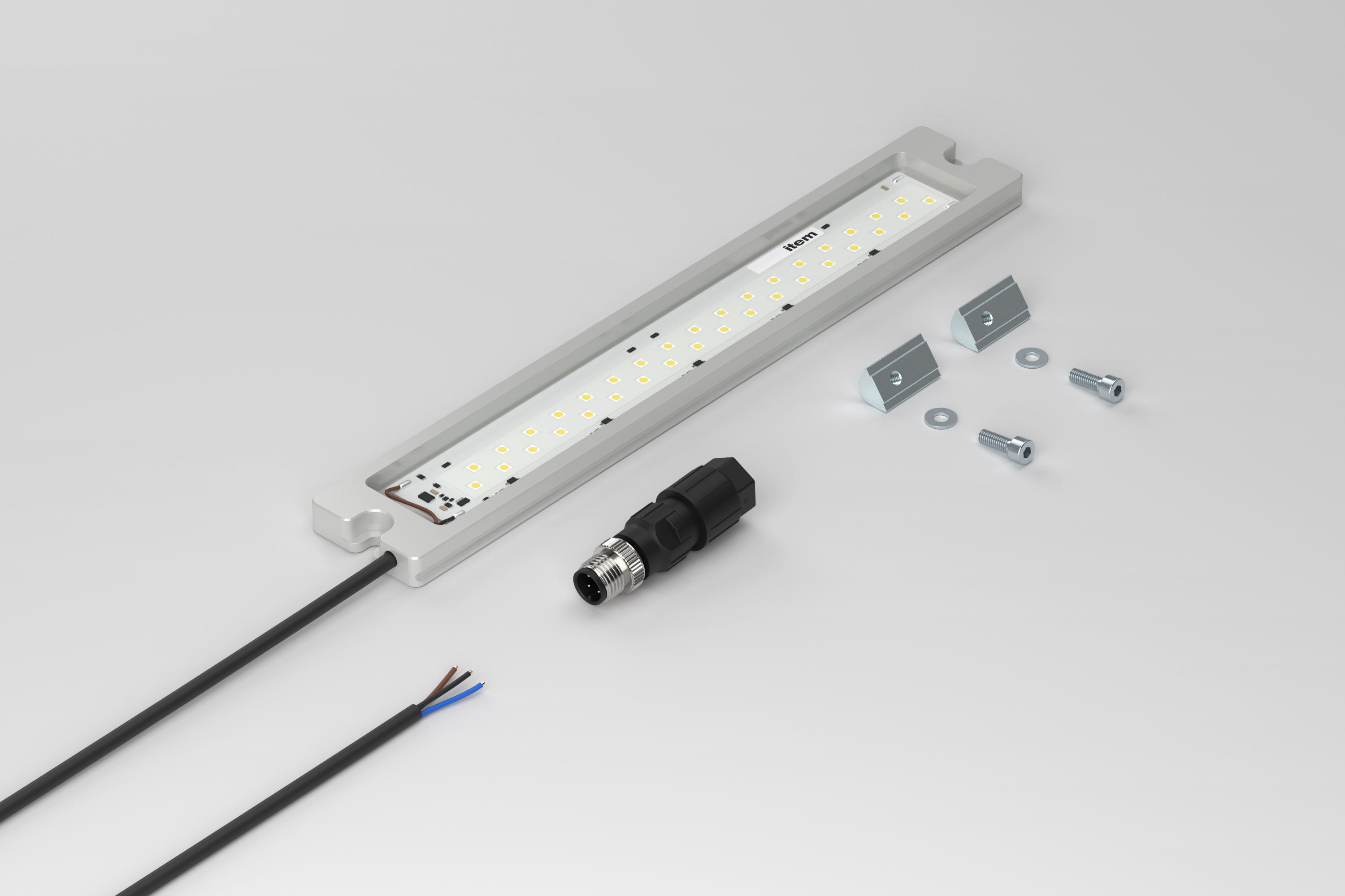 LED Machine Light Fitting E 11W 40x10x250