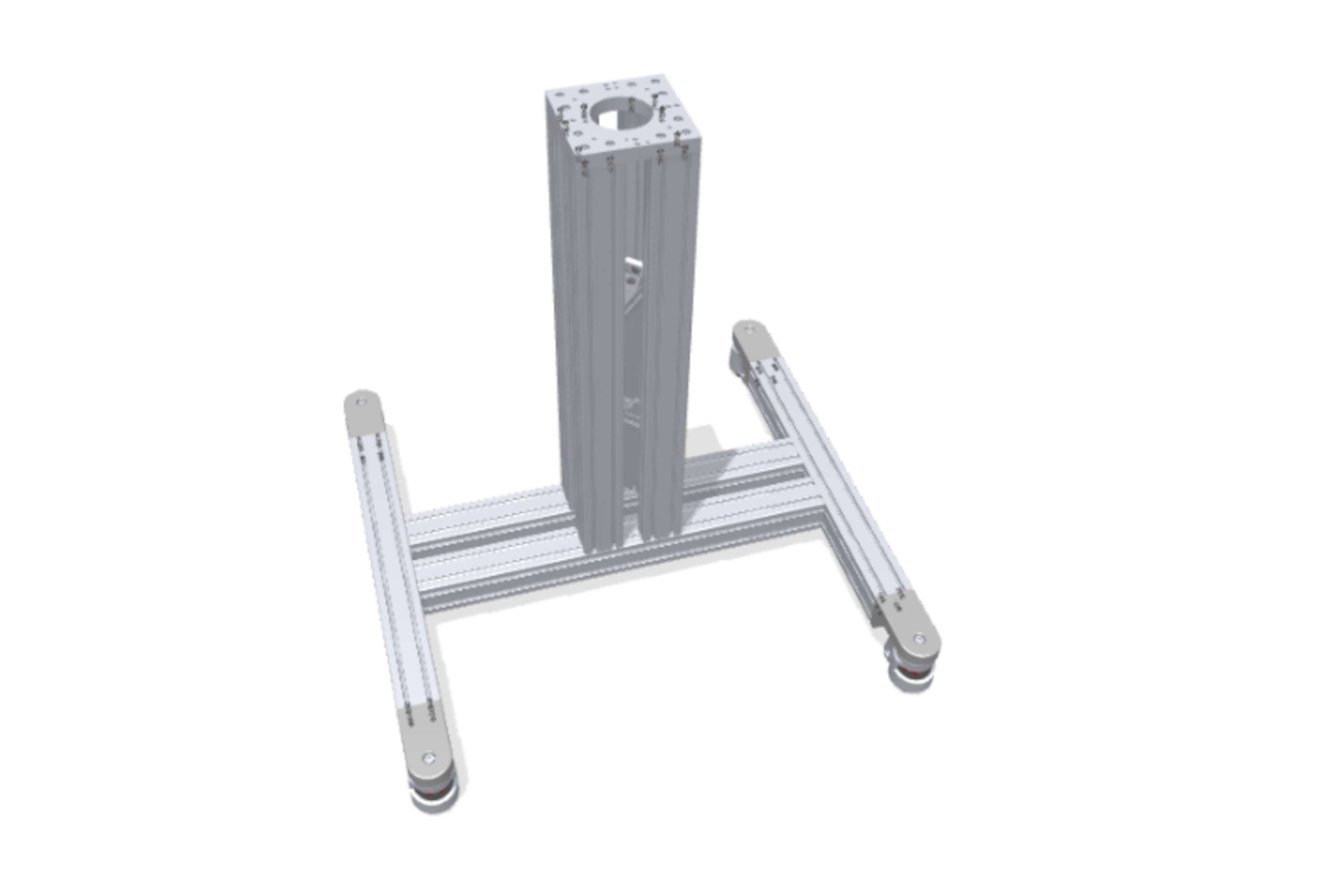 Robot column for mobile cobot use