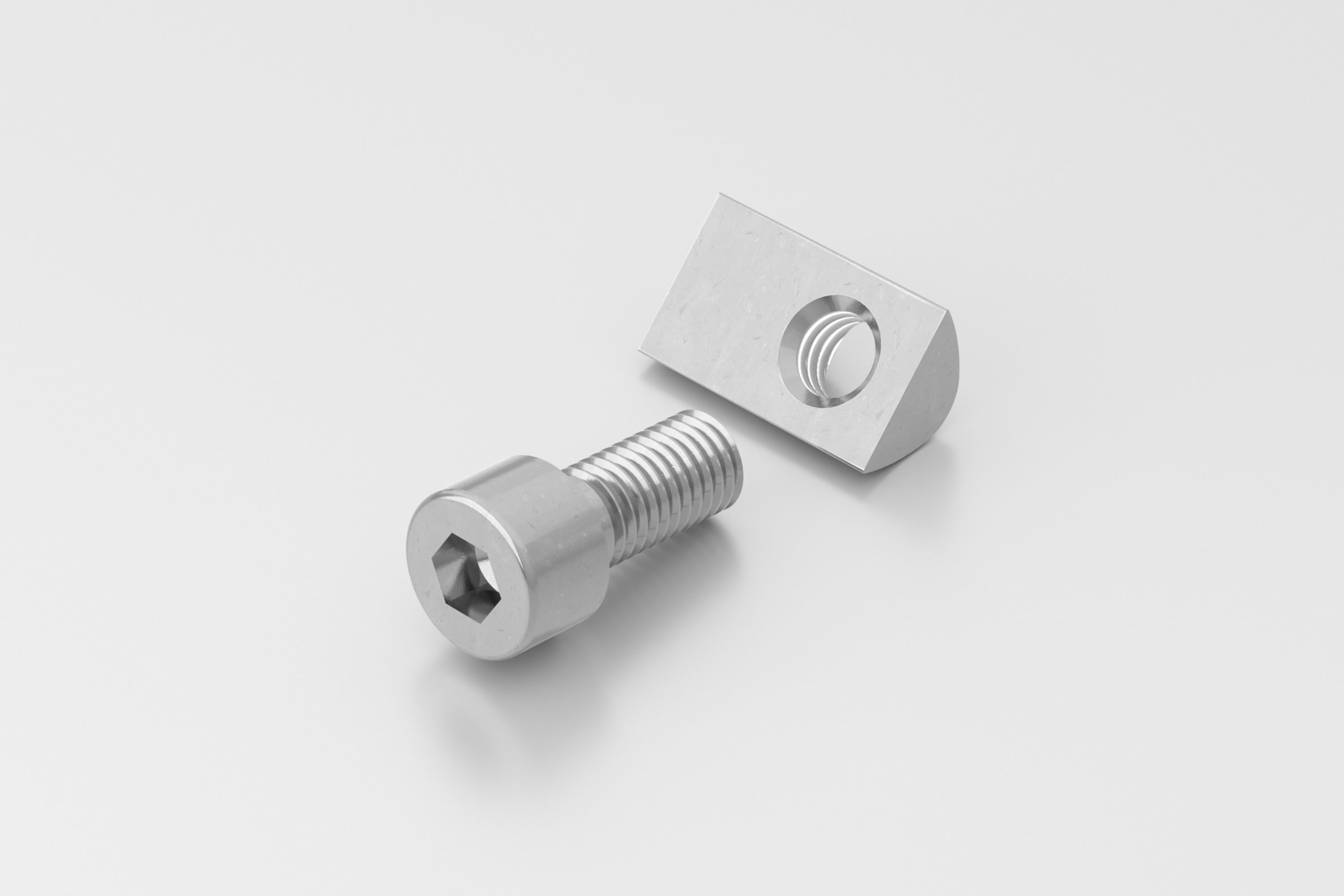 Hexagon Socket Head Cap Screw with thread/T-Slot Nut