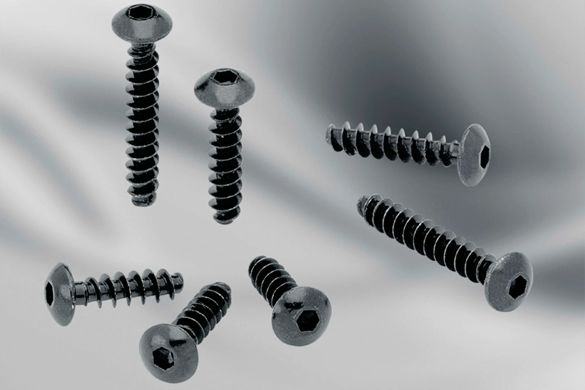 Self-tapping screws for plastics