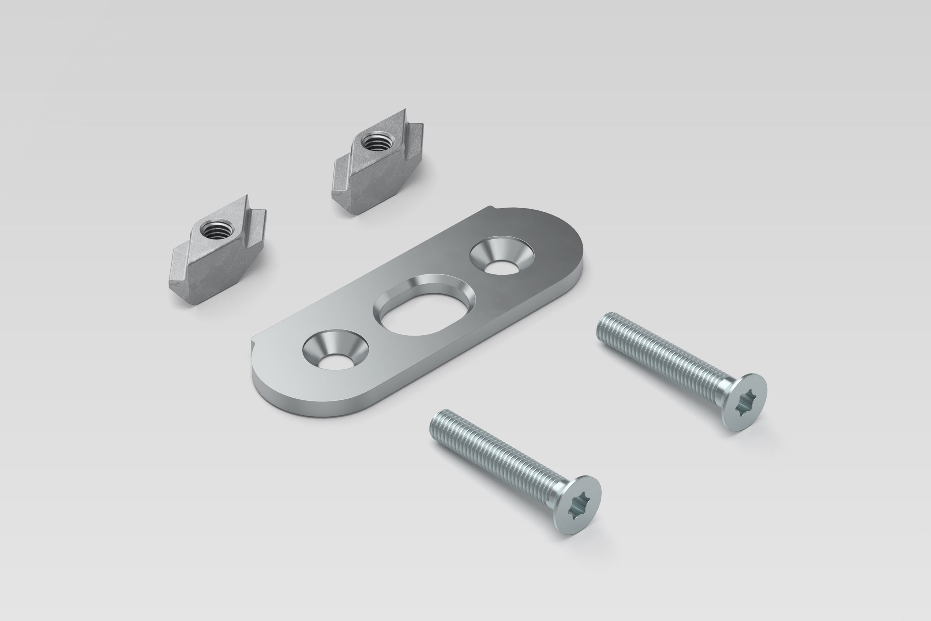 Flush Bolt 40, Strike Plate