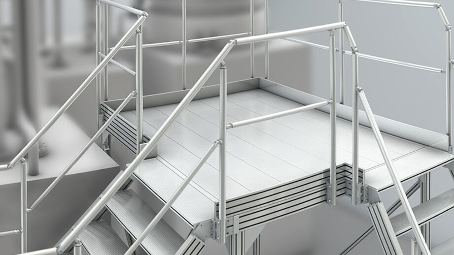 Industrial steps and work platforms from item – item