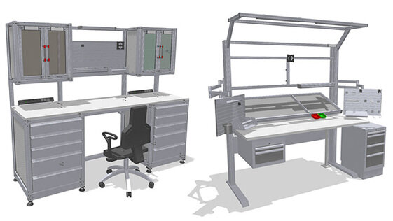 The item Work Bench System – industrial workstations – item